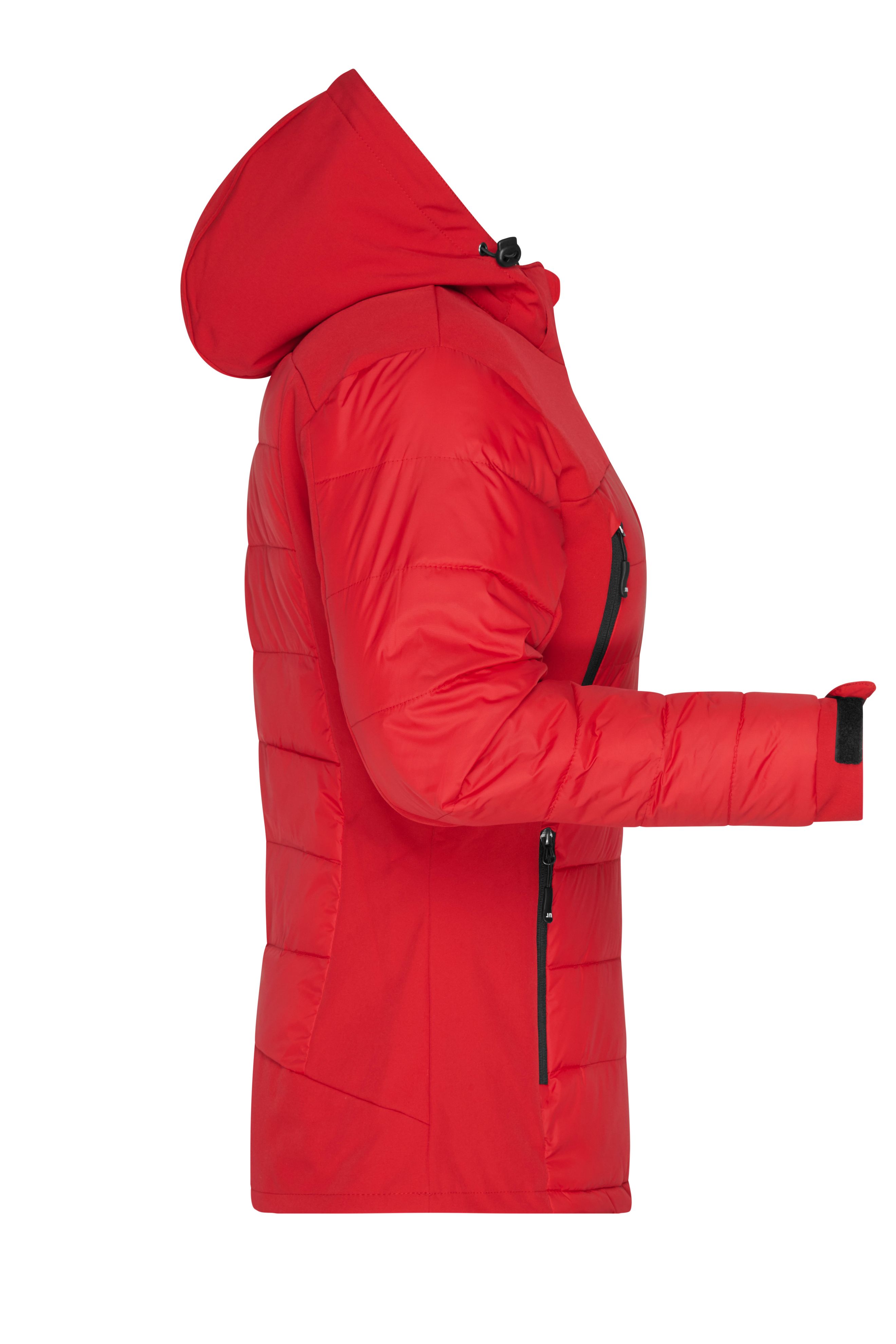 Ladies' Outdoor Hybrid Jacket JN1049 Thermojacke in attraktivem Materialmix