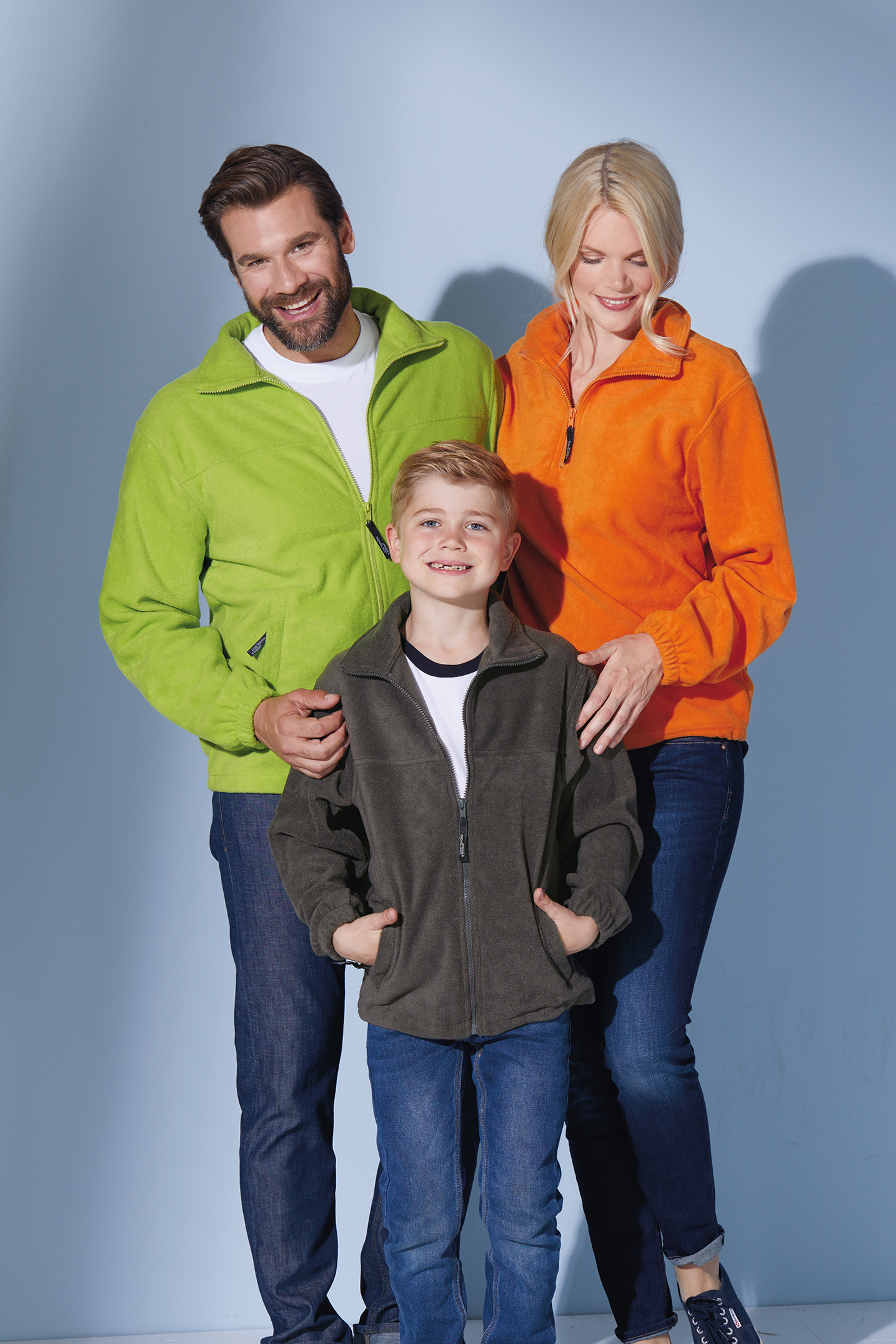 Full-Zip Fleece Junior JN044K Jacke in schwerer Fleece-Qualität