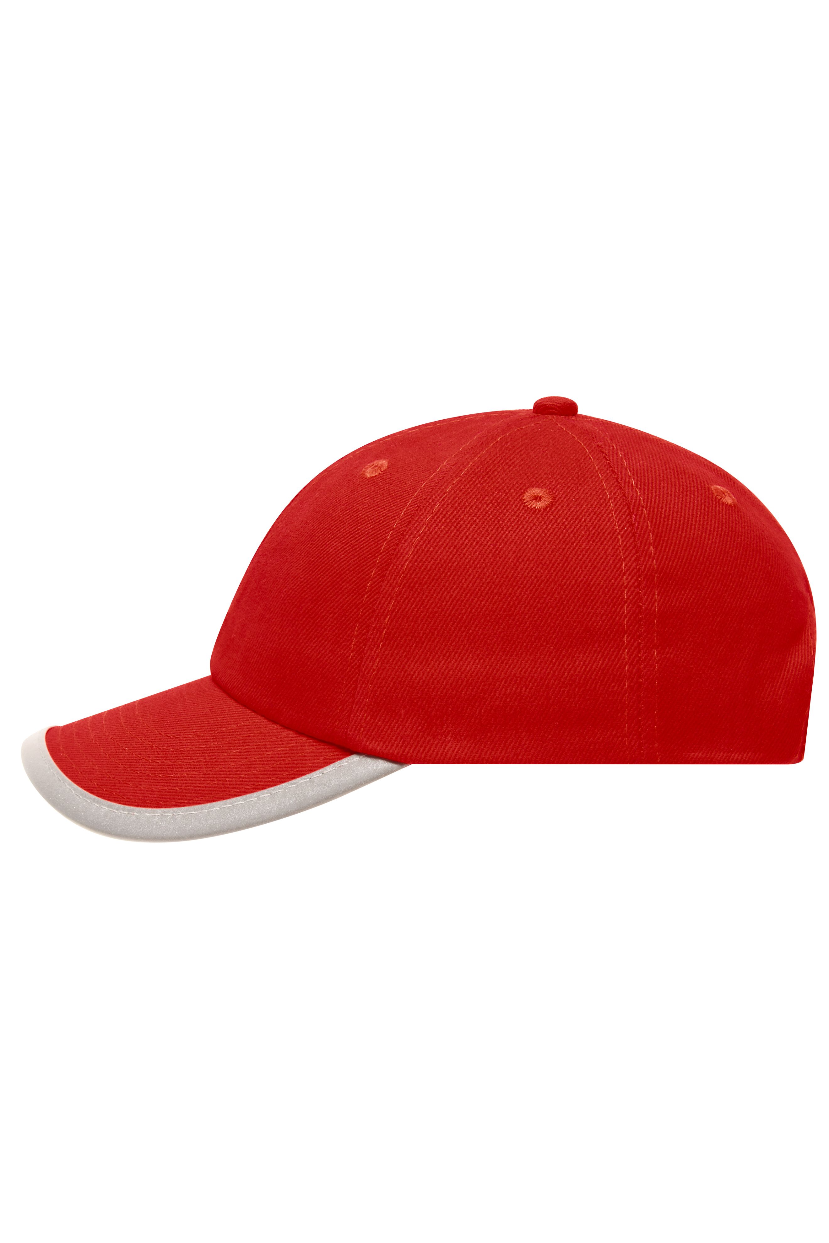 Security Cap for Kids MB6193 Originelles 6 Panel Cap mit reflektierender Schildeinfassung ( ohne Schutzfunktion/keine PSA )