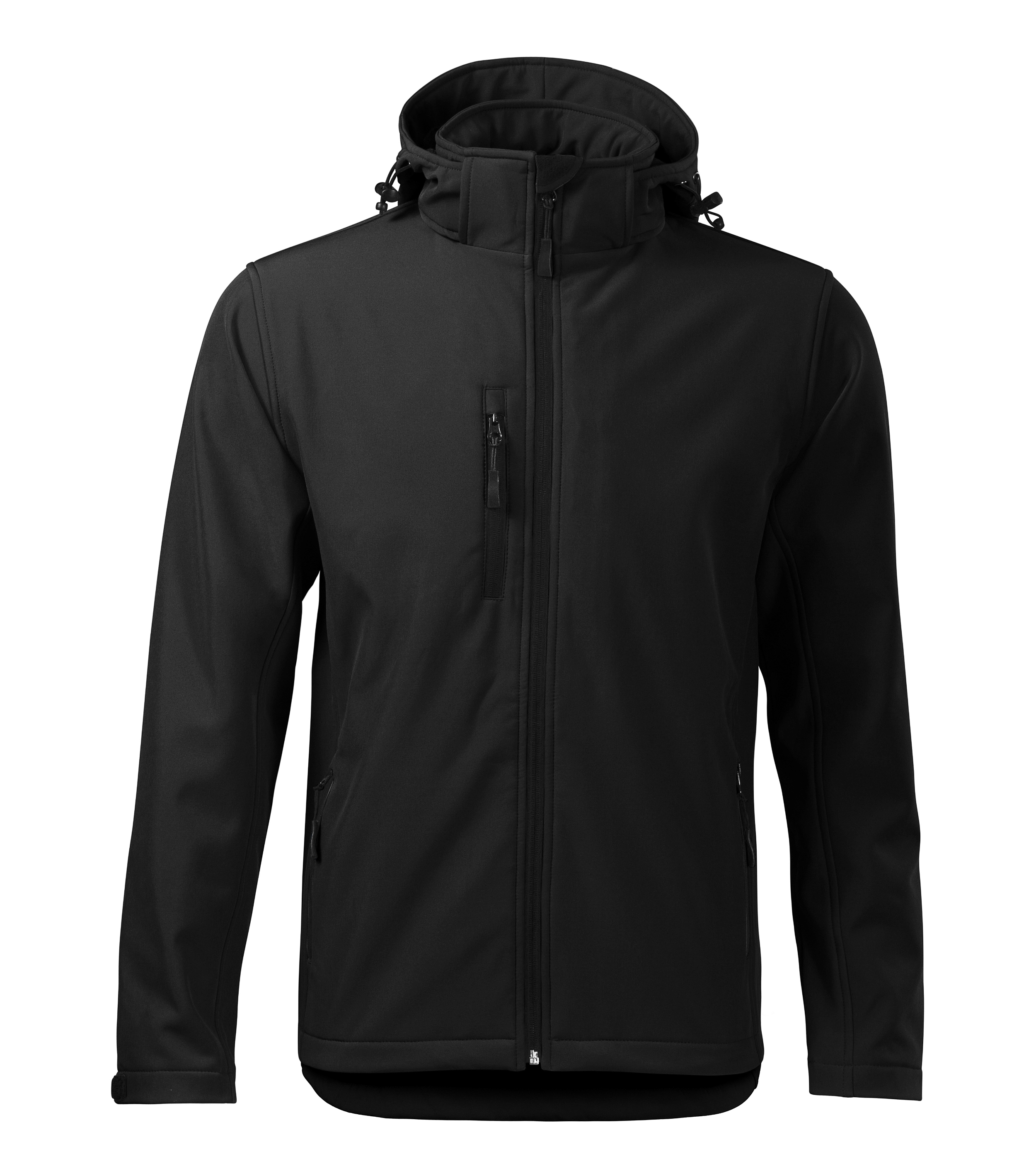 Softshelljacke für  Herren - Performance 522 - Brusttasche und abnehmbare Kapuze - Kapuzenjacke Herren für Herbst