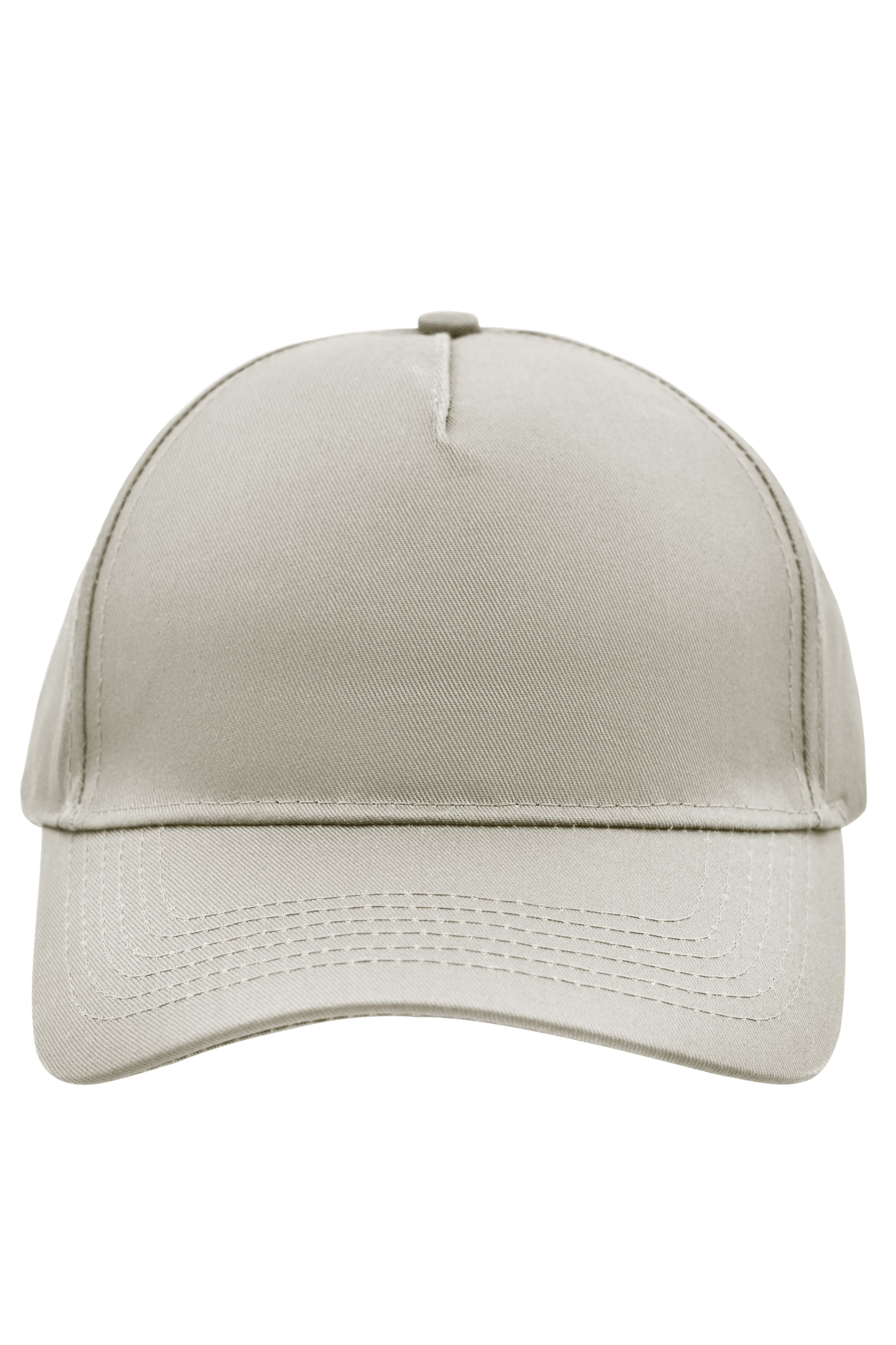 5 Panel Cap MB6117 5 Panel Cap mit ungebürsteter Oberfläche