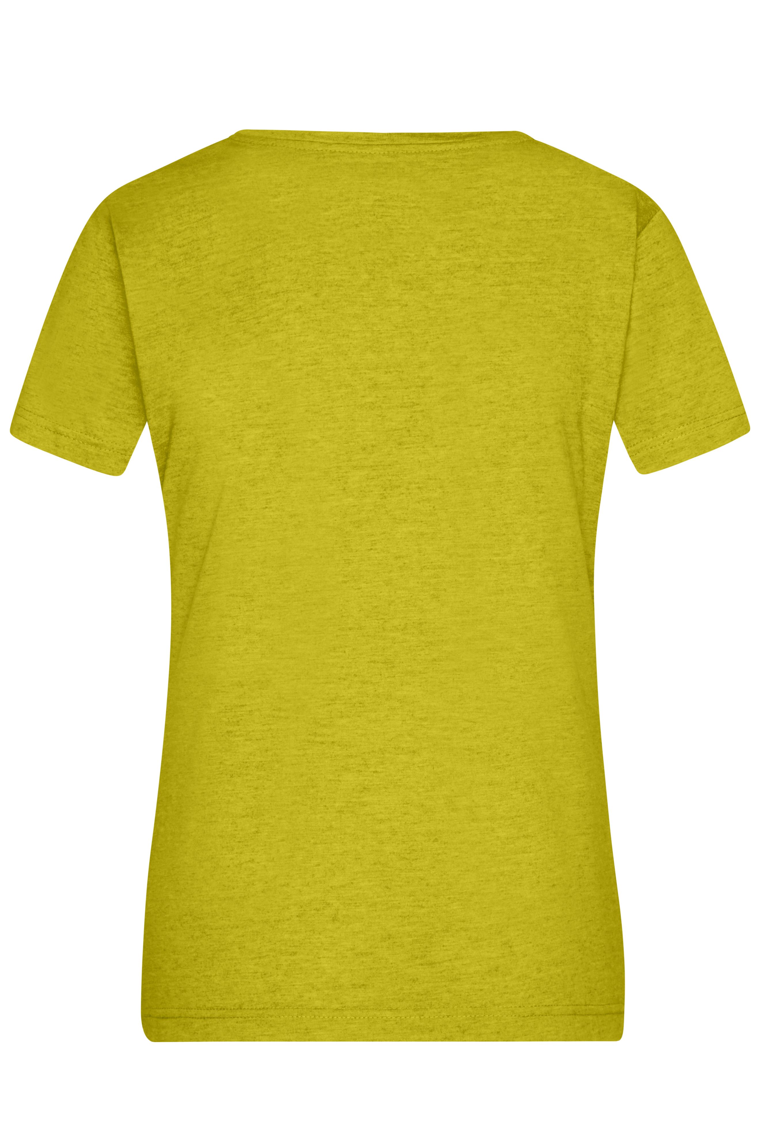 Ladies' Heather T-Shirt JN973 Modisches T-Shirt mit V-Ausschnitt