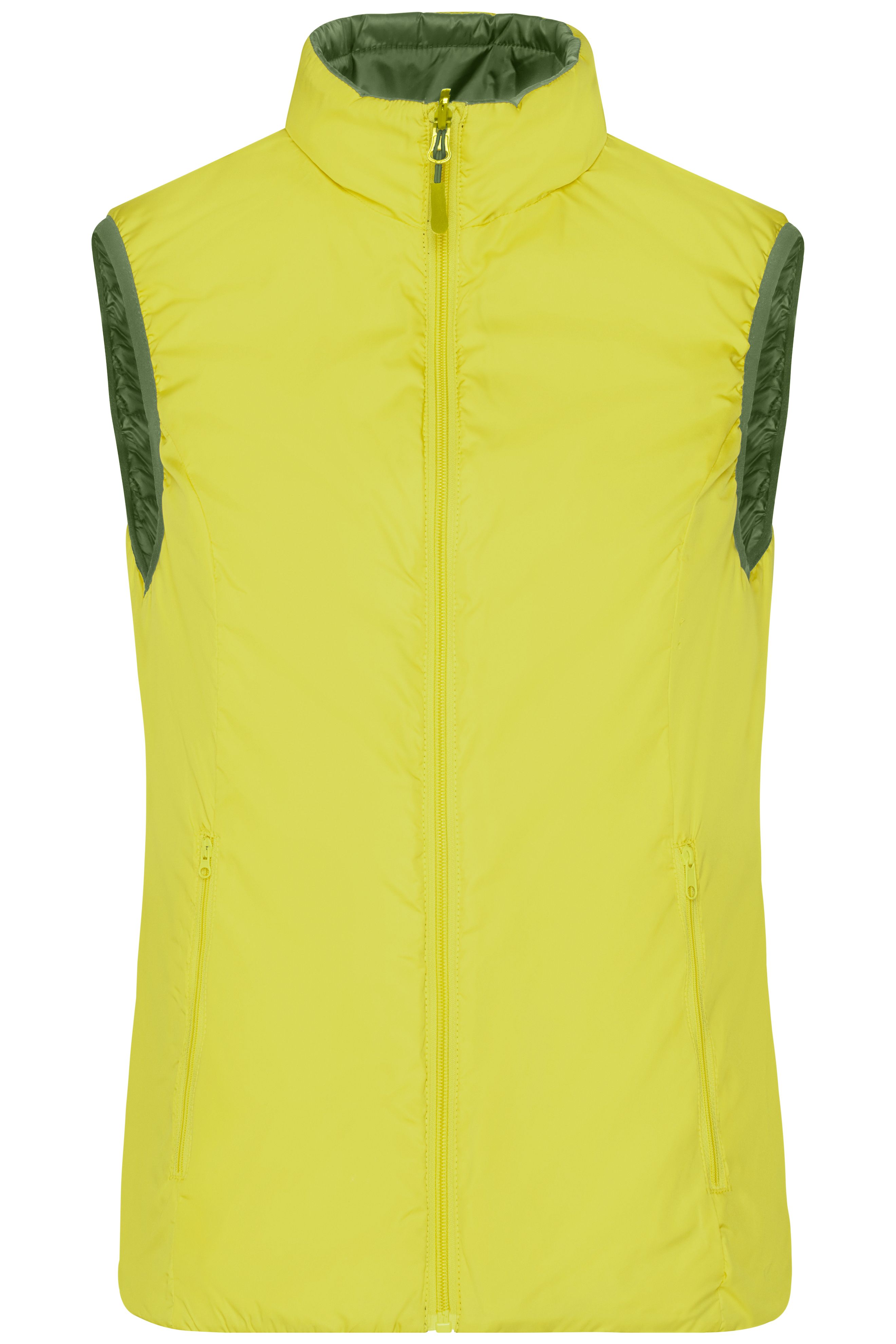 Ladies' Lightweight Vest JN1089 Leichte Wendeweste mit DuPont™ Sorona® Wattierung (nachwachsender, pflanzlicher Rohstoff)