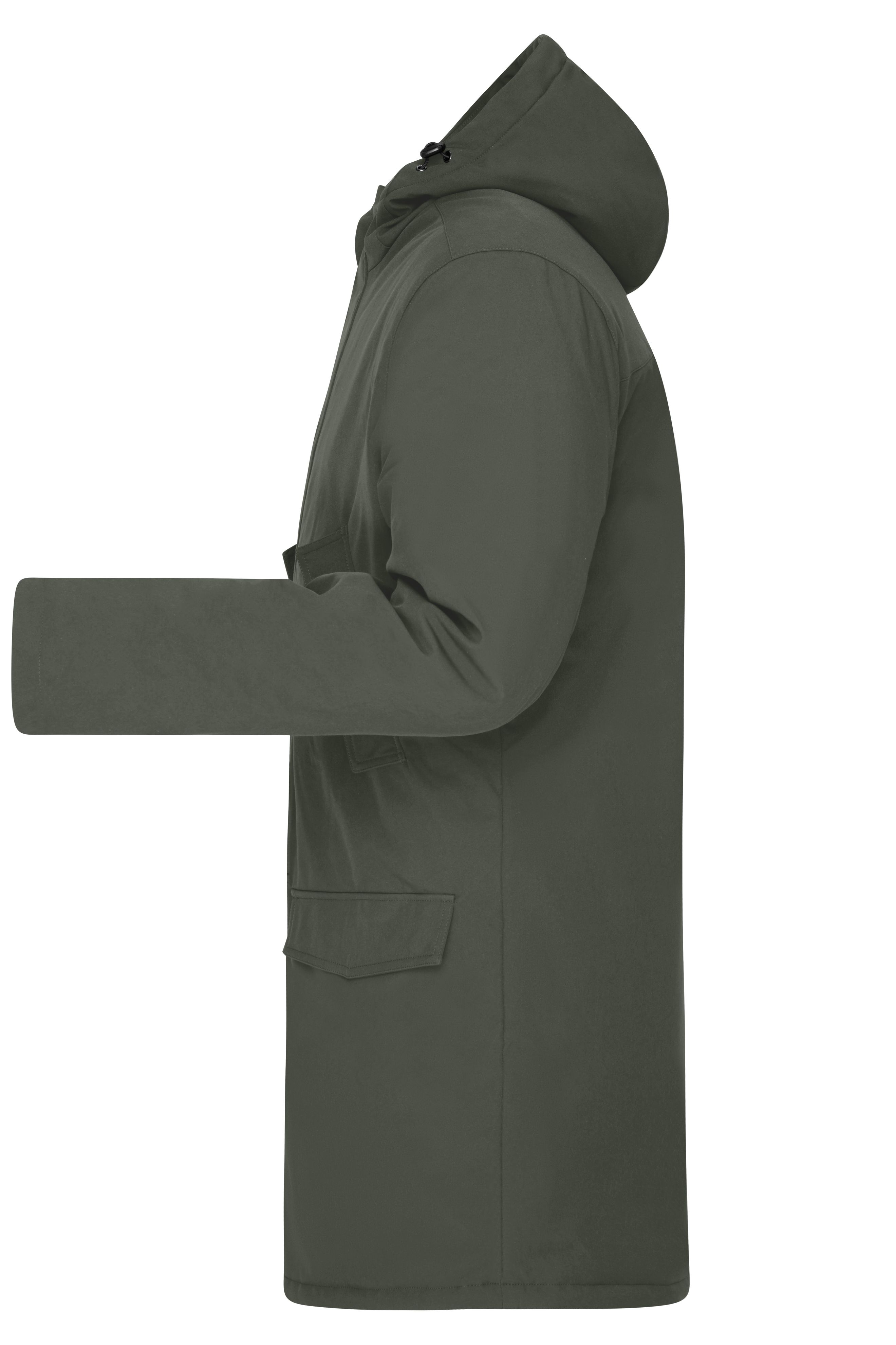 Men's Business Parka JN1176 Klassischer, wattierter Parka mit angeschnittener Kapuze