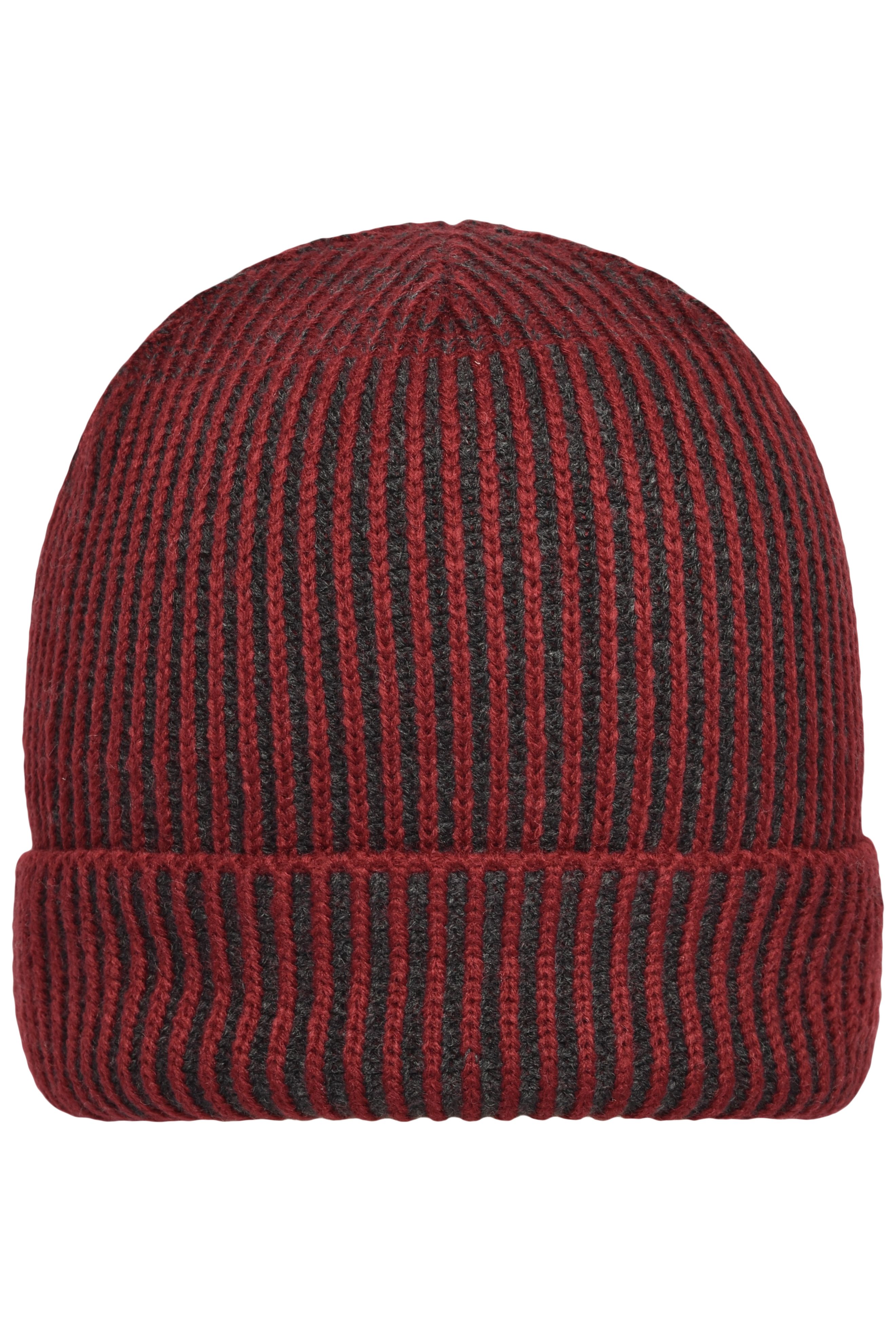 Ribbed Beanie MB7988 Aparte Strickmütze mit Krempe