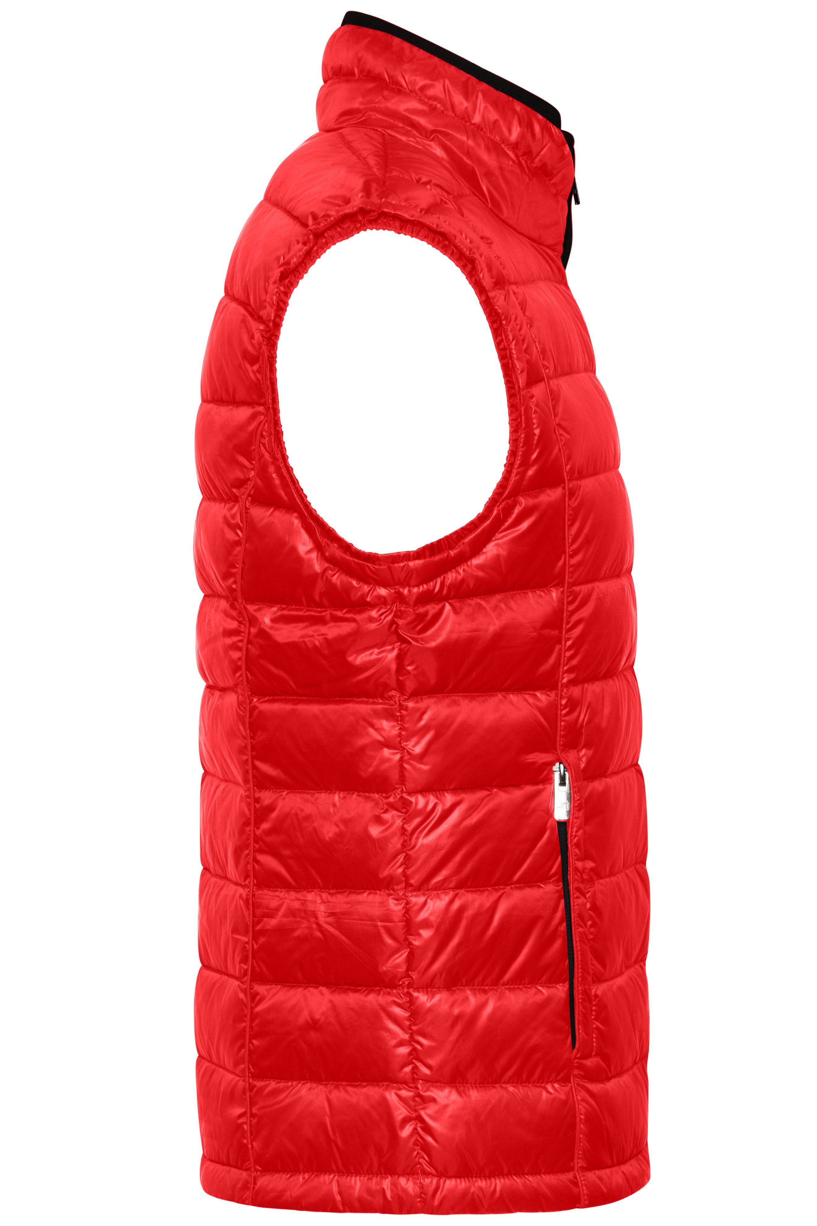 Men's Quilted Down Vest JN1080 Sportliche Daunenweste mit Stehkragen