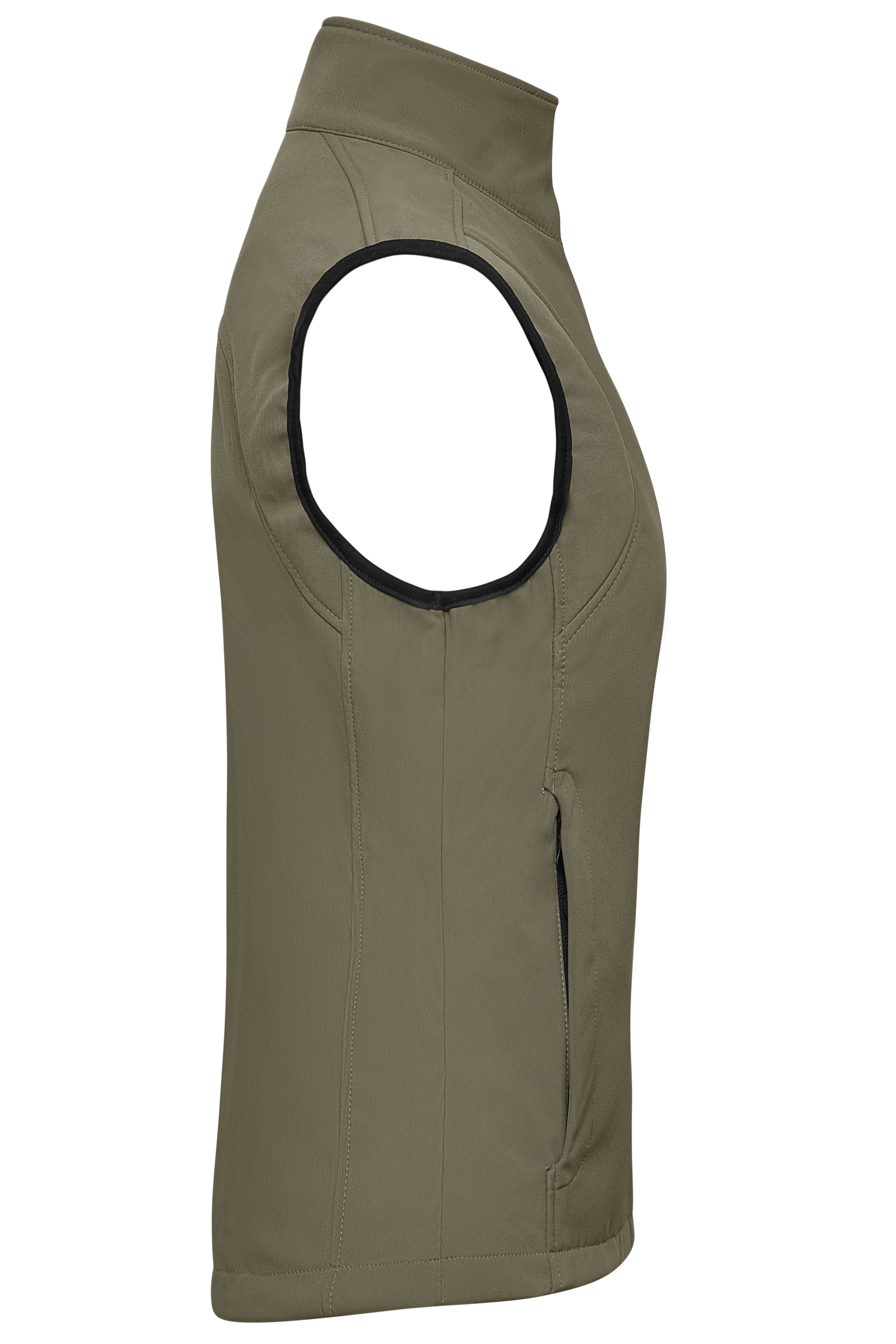 Ladies' Softshell Vest JN138 Trendige Weste aus Softshell