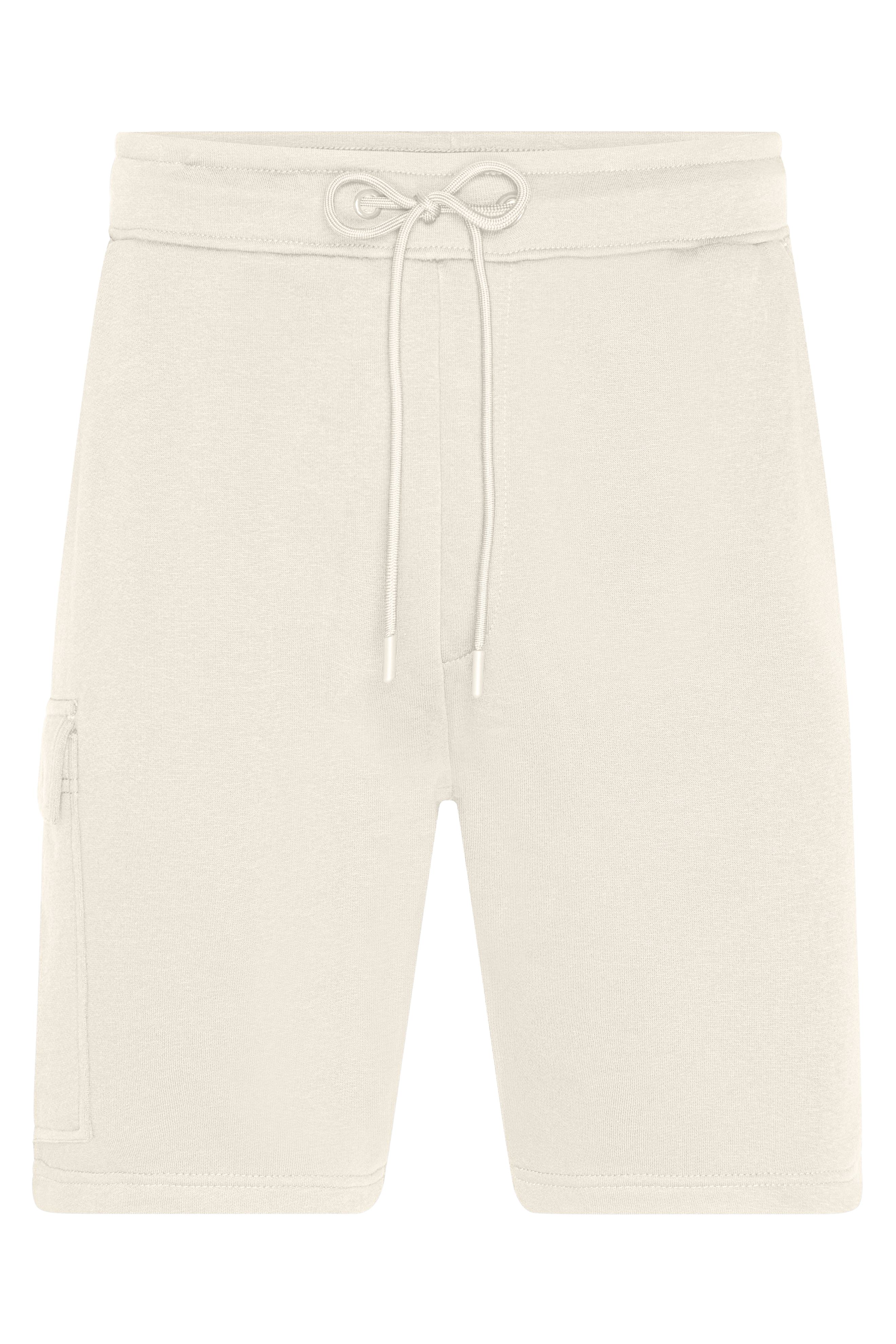 Men's Lounge Shorts 8038 Modische, kurze Sweat-Hose aus BIO-Baumwolle im Cargo-Style