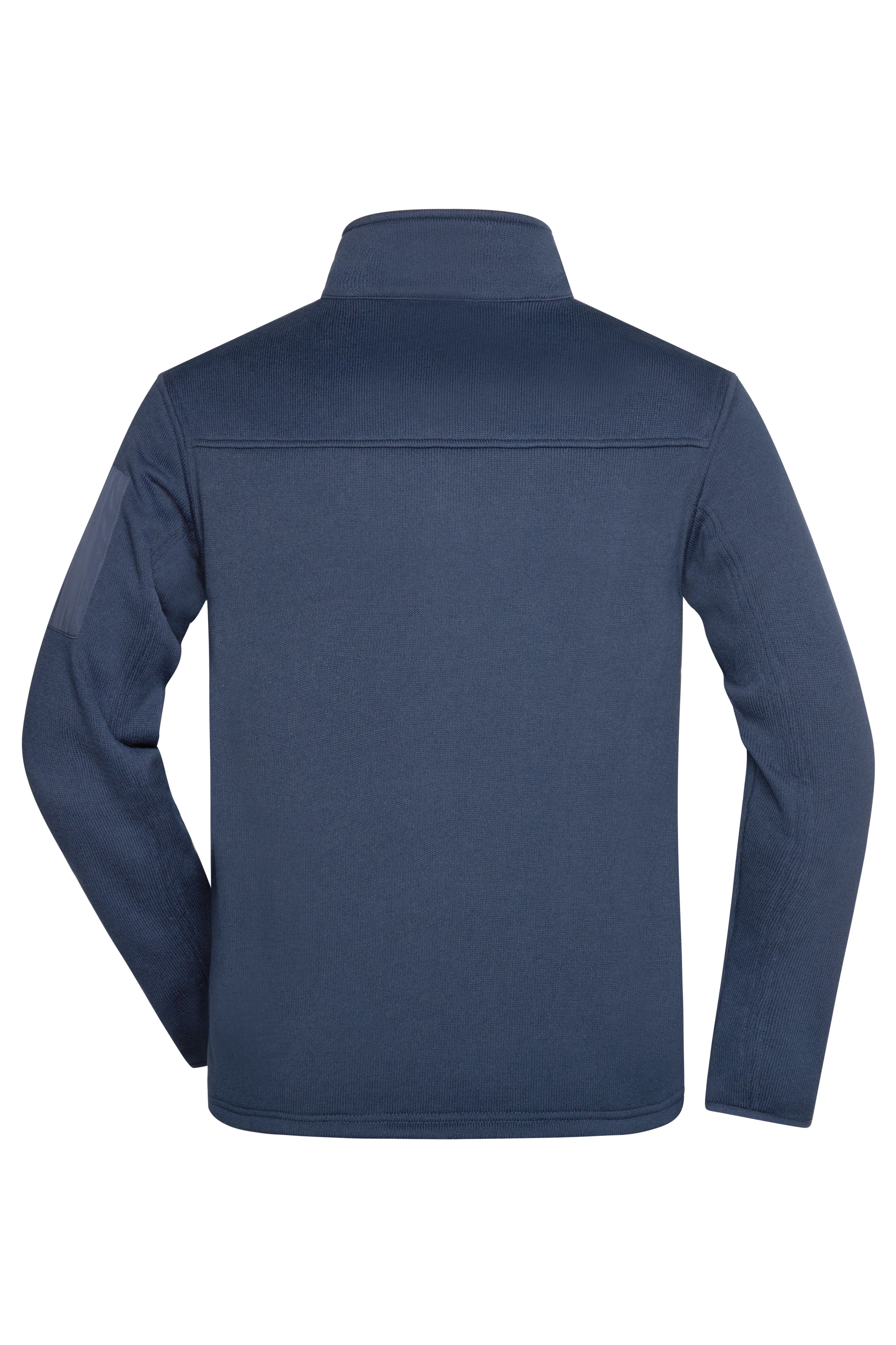 Men's Knitted Fleece Jacket JN591 Superweiche, warme Strickfleecejacke