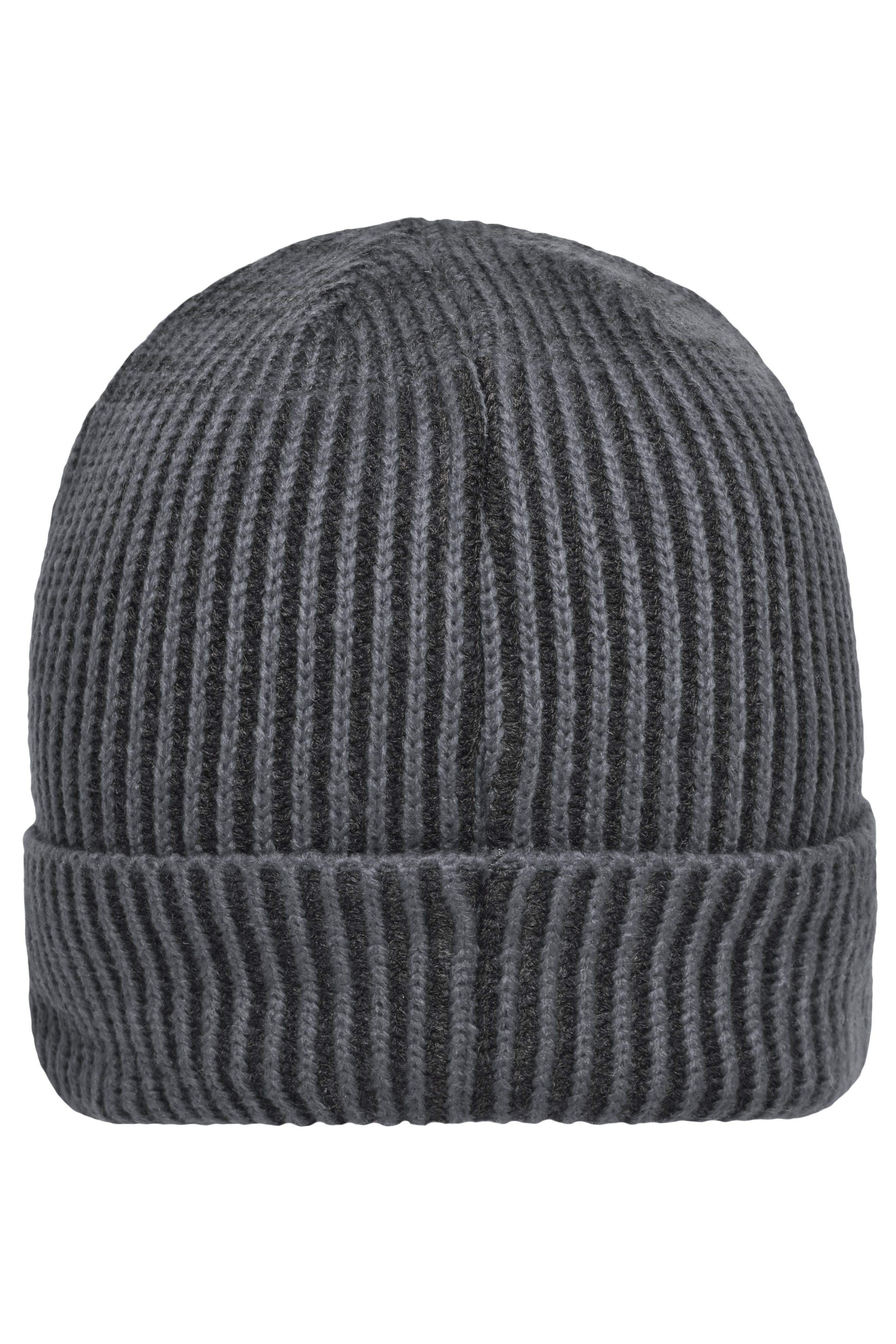 Ribbed Beanie MB7988 Aparte Strickmütze mit Krempe