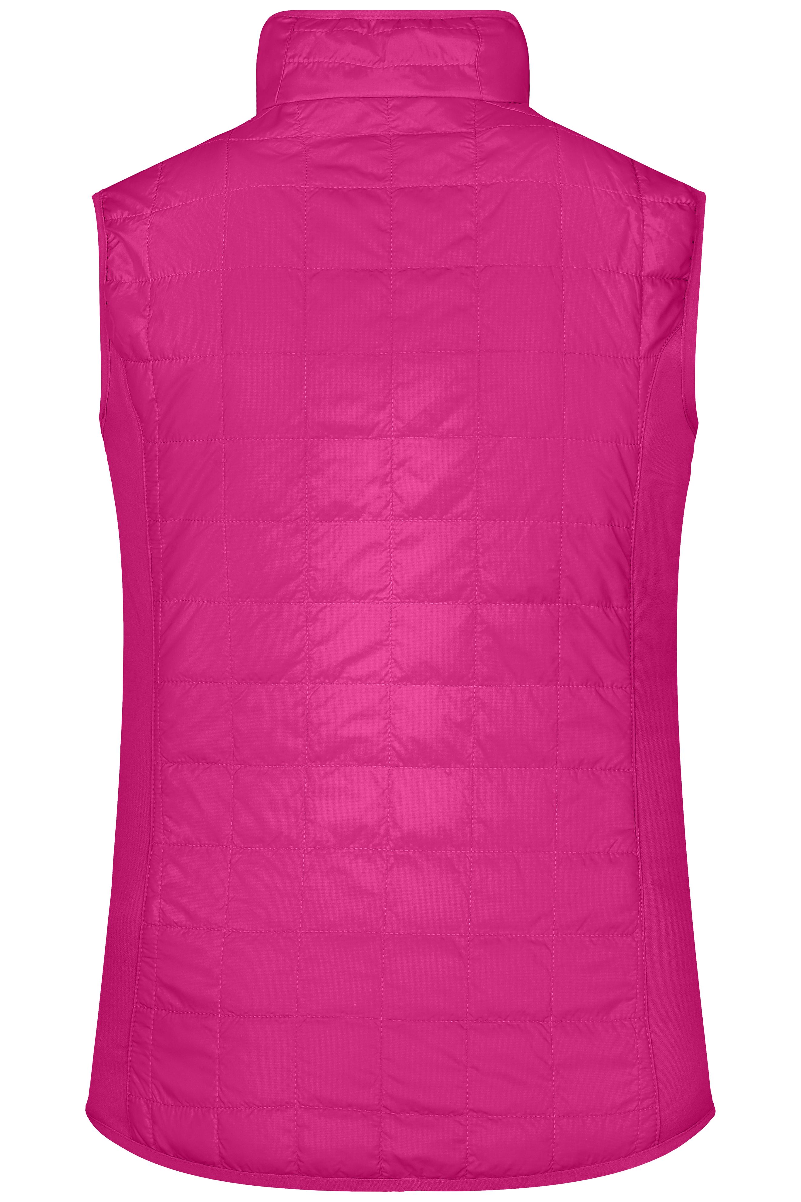 Ladies' Hybrid Vest JN1113 Leicht wattierte Weste im sportlichen Materialmix