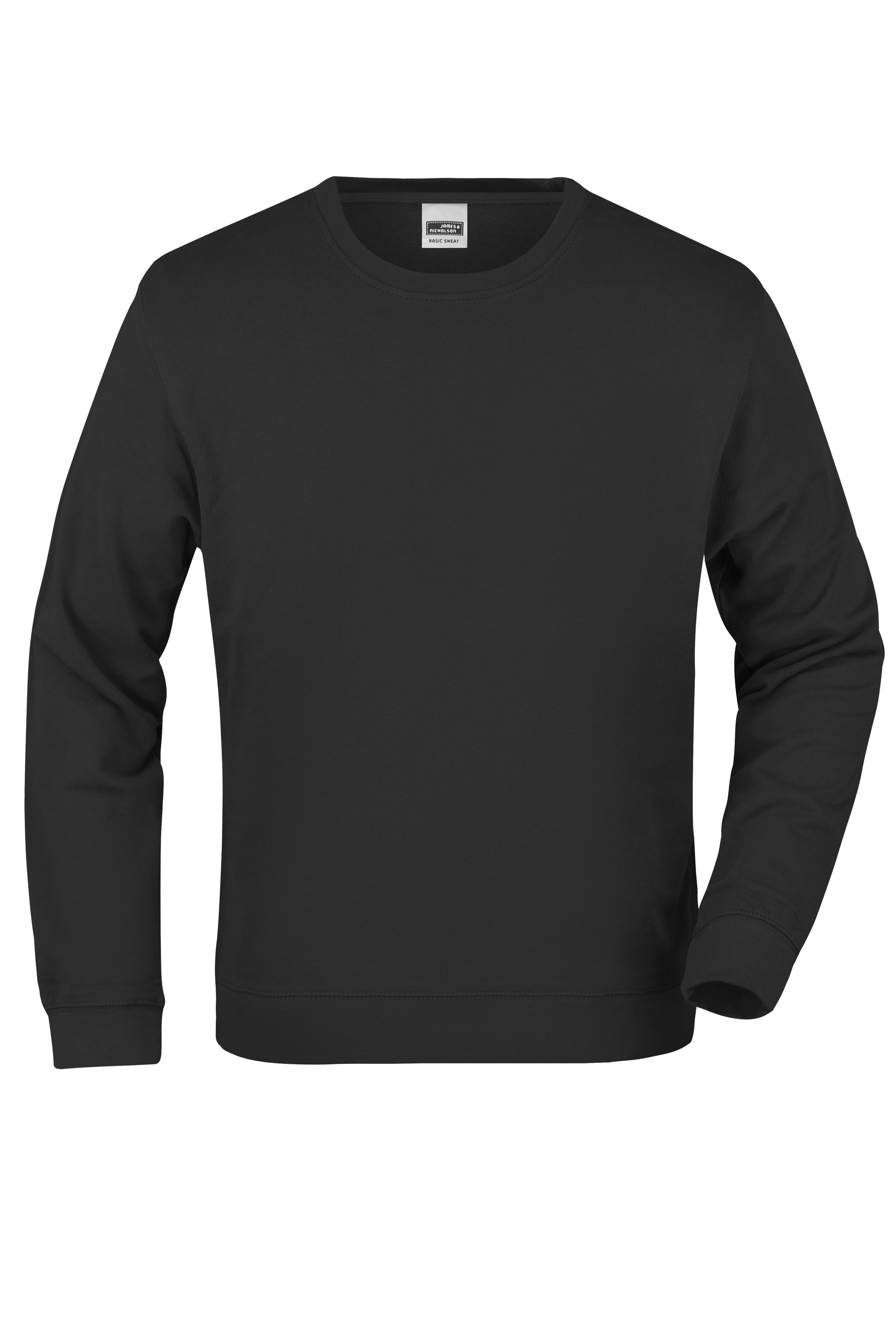 Basic Sweat JN057 Klassisches Sweatshirt aus French-Terry