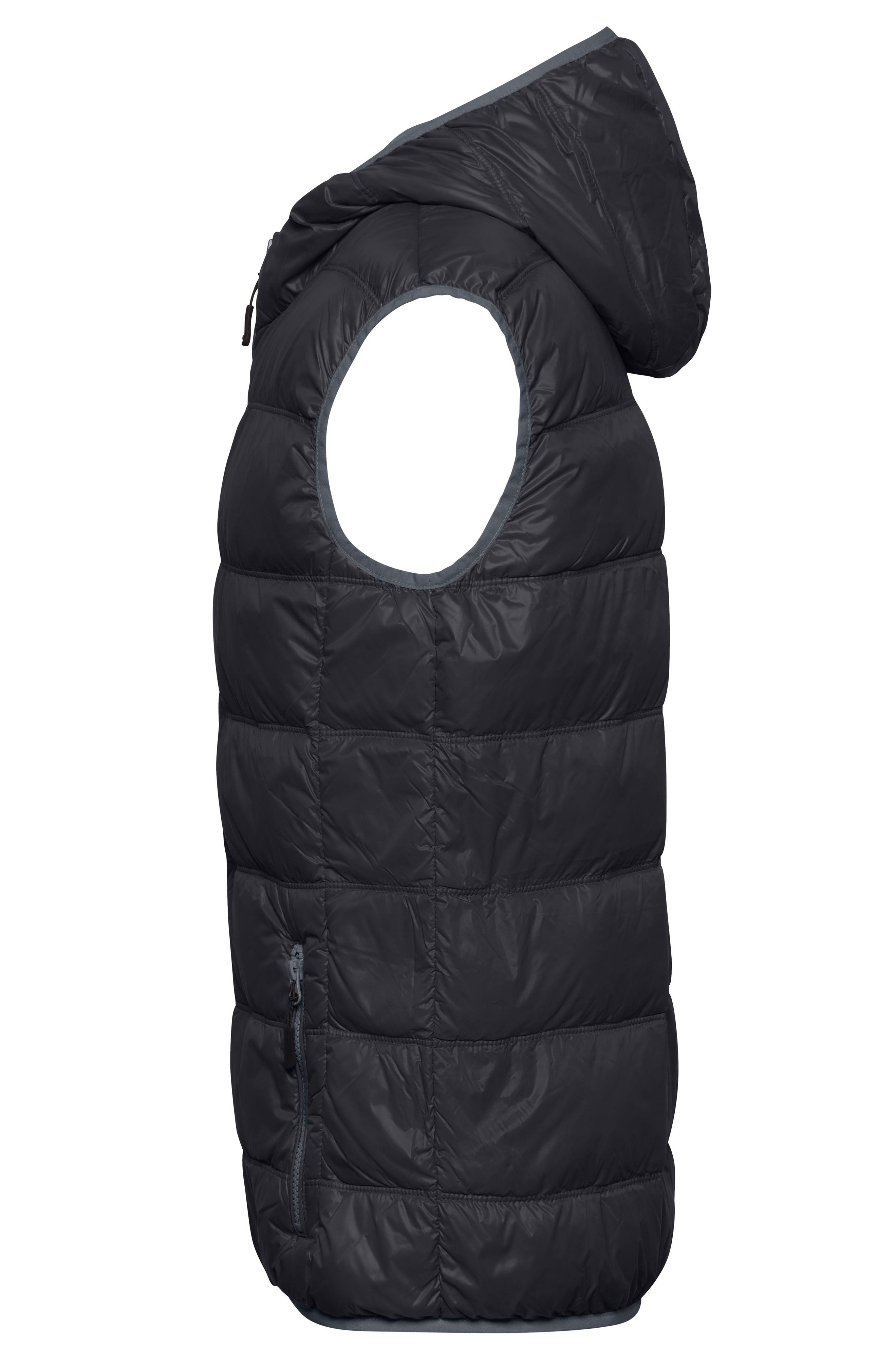 Men's Down Vest JN1062 Ultraleichte sportliche Daunenweste mit Kapuze