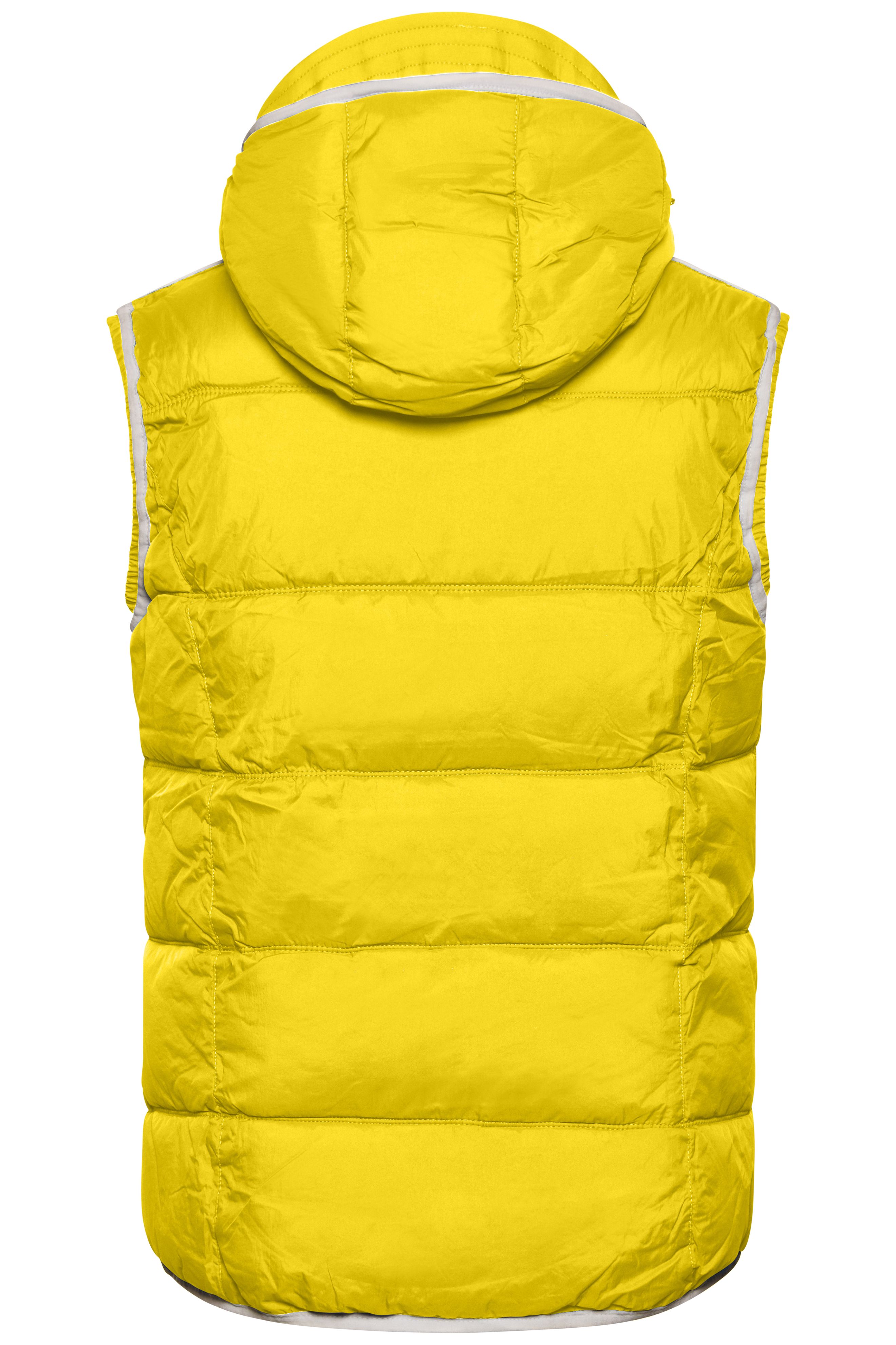 Men's Maritime Vest JN1076 Modische Steppweste mit angeschnittener Kapuze