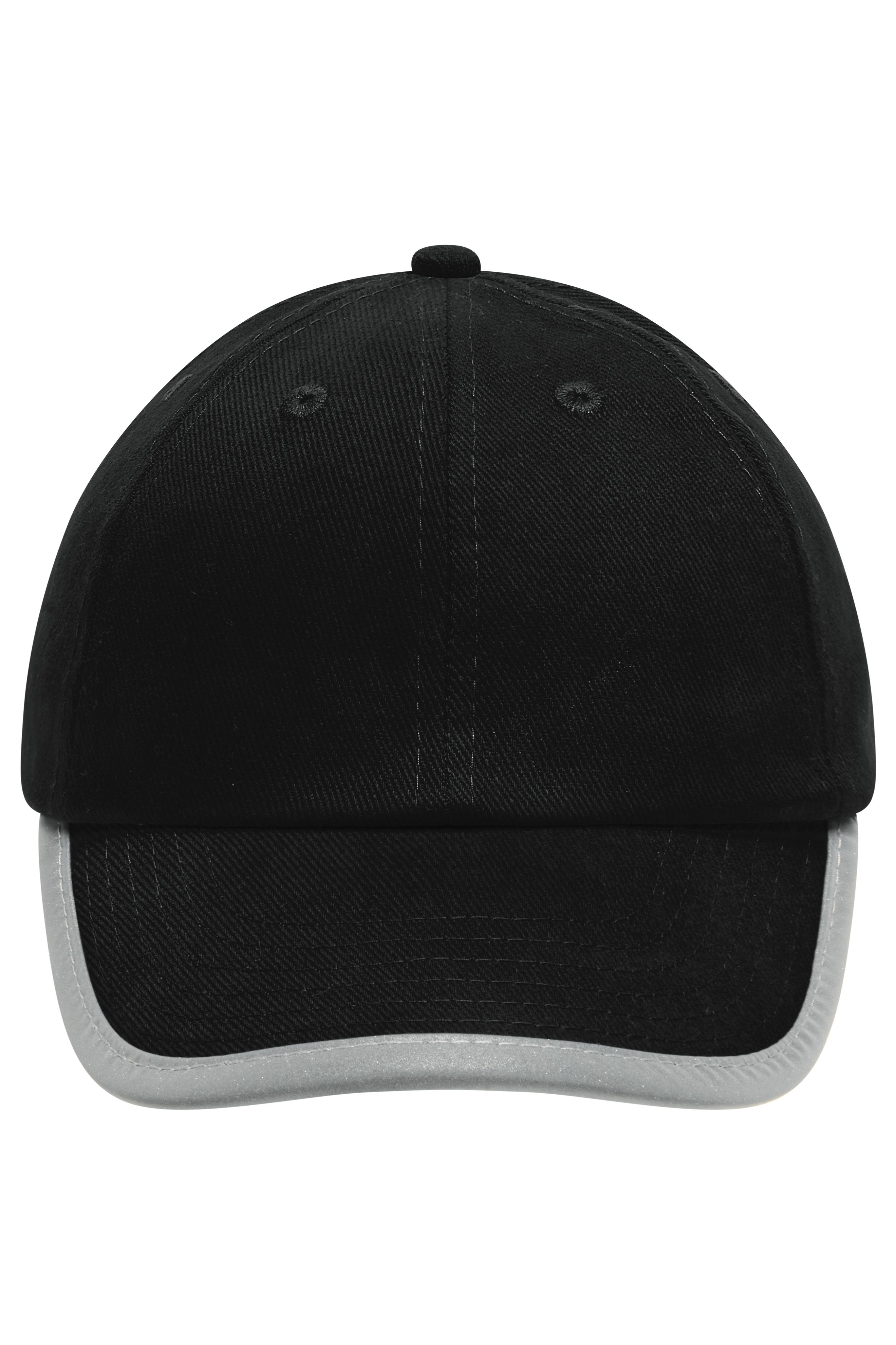 Security Cap for Kids MB6193 Originelles 6 Panel Cap mit reflektierender Schildeinfassung ( ohne Schutzfunktion/keine PSA )