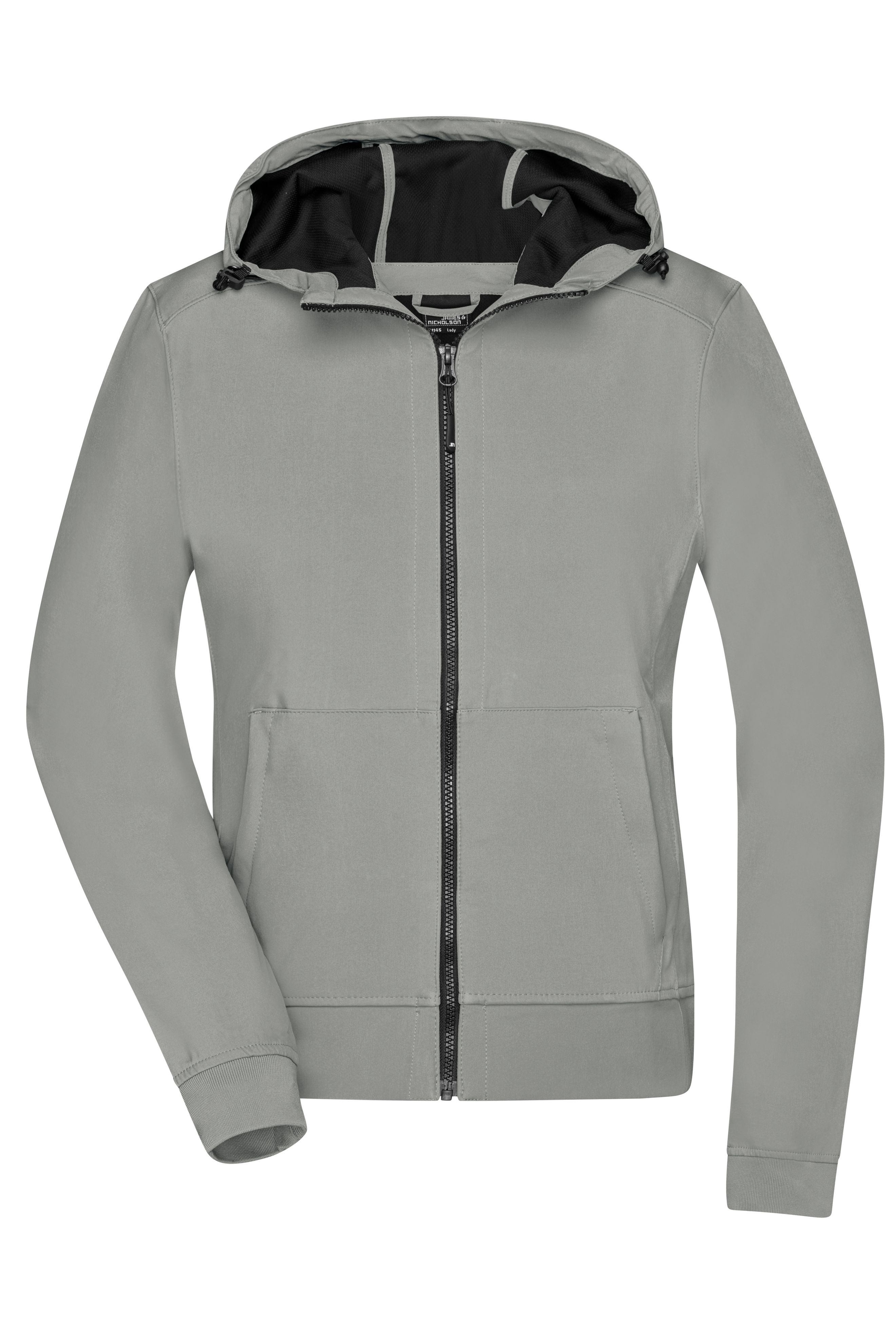 Ladies' Hooded Softshell Jacket JN1145 Softshelljacke mit Kapuze im sportlichen Design