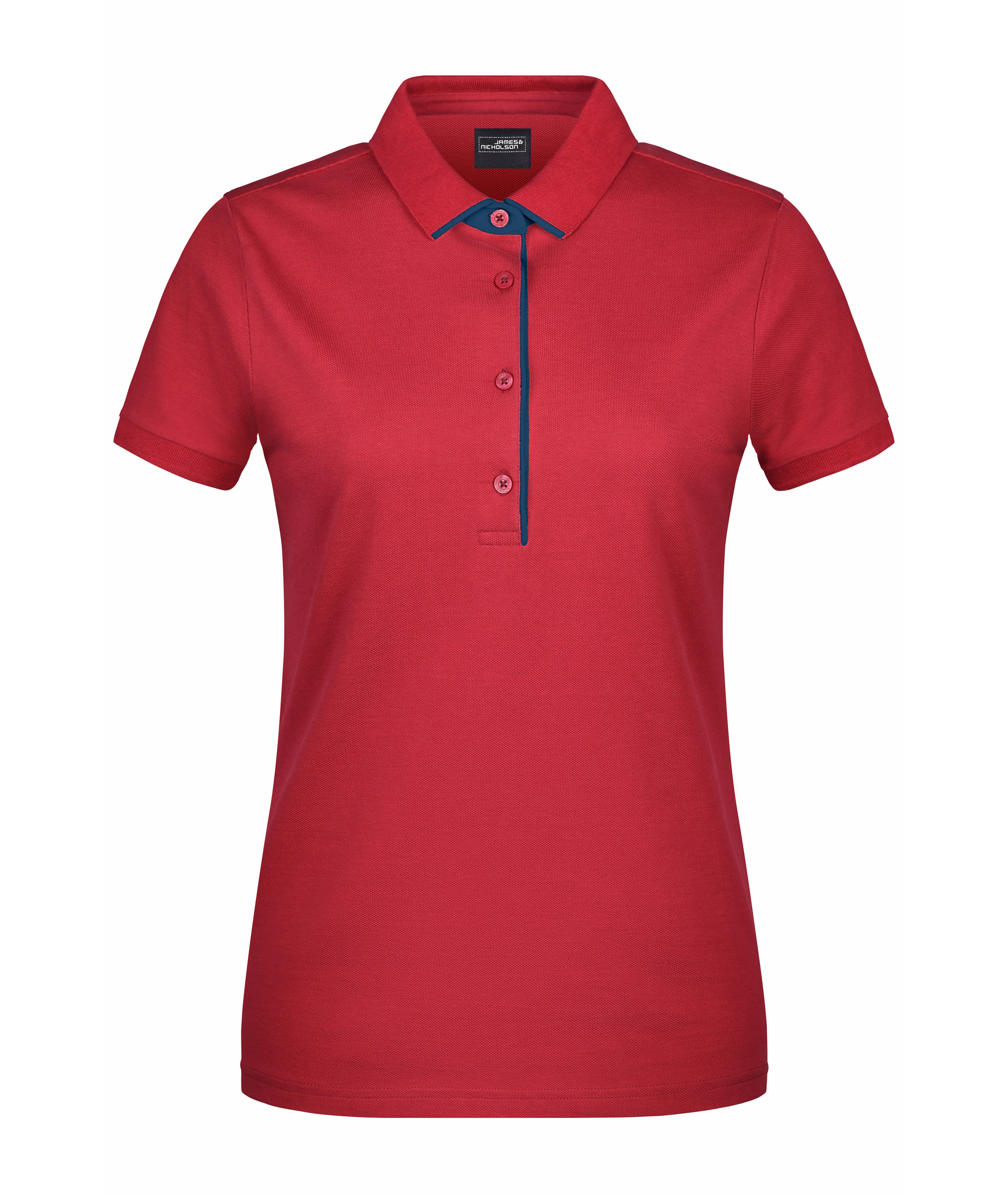 Ladies' Polo Single Stripe JN725 Klassisches Polo mit Kontrastelementen