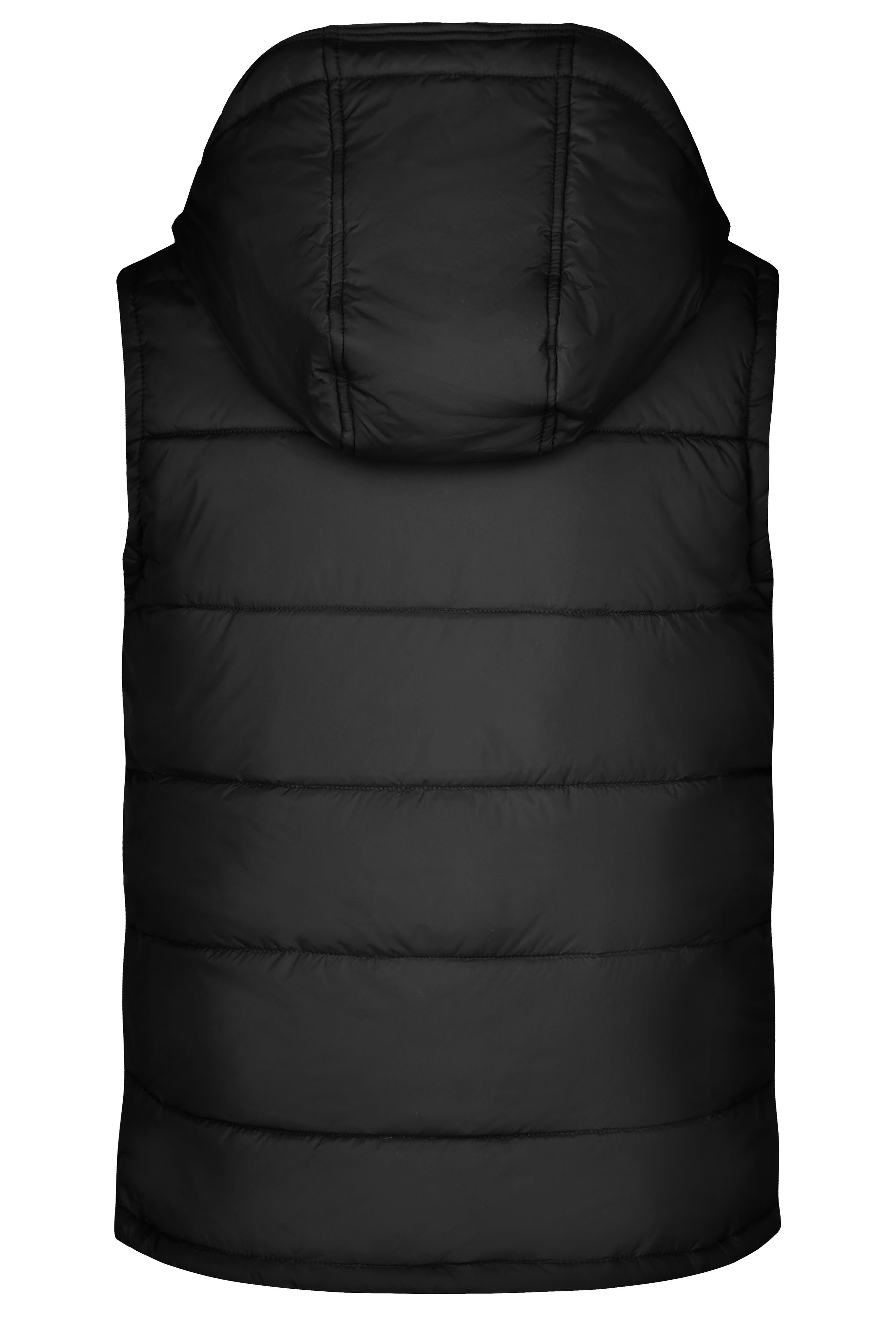 Men's Padded Vest JN1004 Modische Steppweste mit abnehmbarer Kapuze