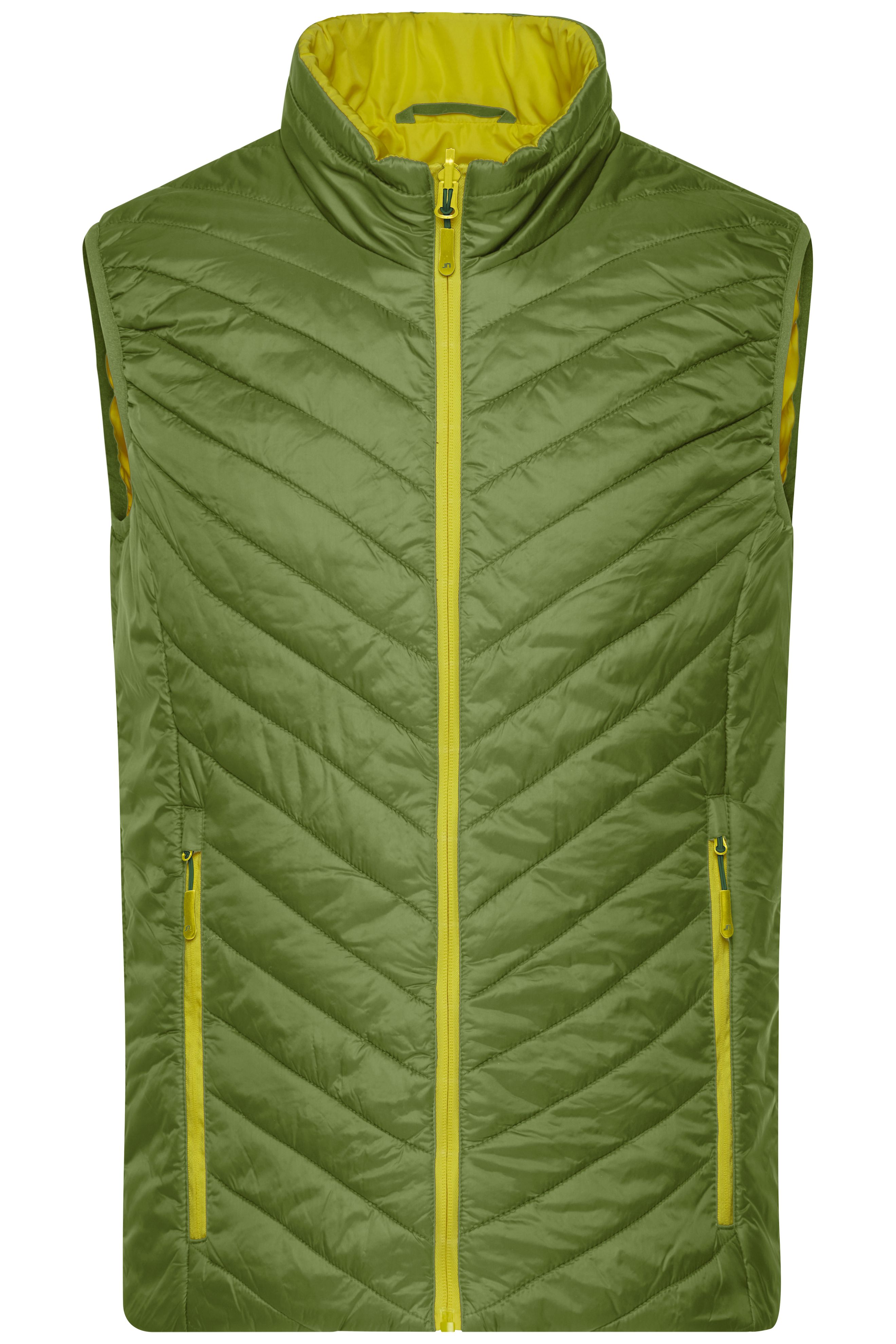 Men's Lightweight Vest JN1090 Leichte Wendeweste mit DuPont™ Sorona® Wattierung (nachwachsender, pflanzlicher Rohstoff)