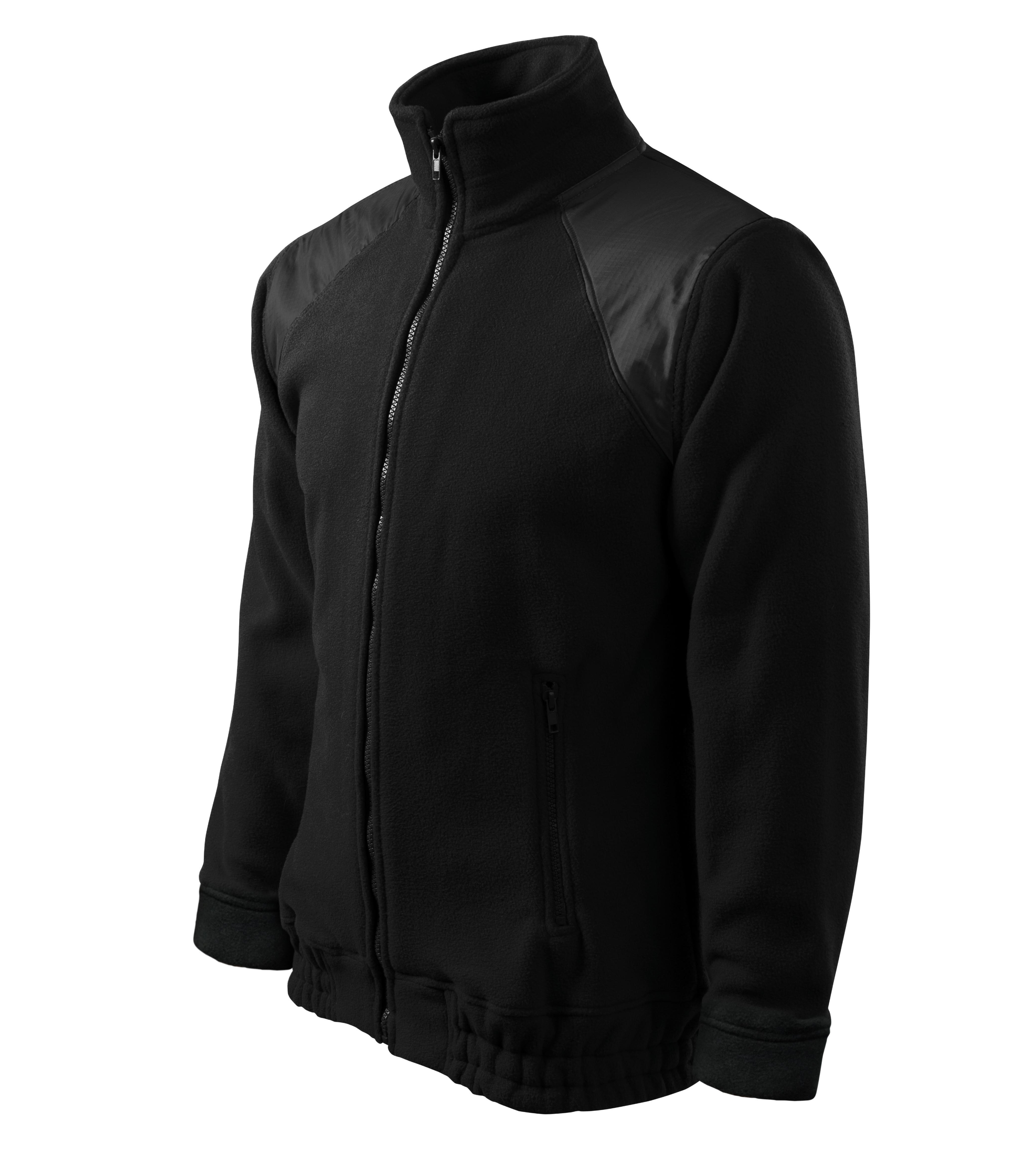 Damen und Herren Fleecejacke - JACKET HI-Q506 - Taschen mit Krampenreißverschluss und Saum mit elastischem Band