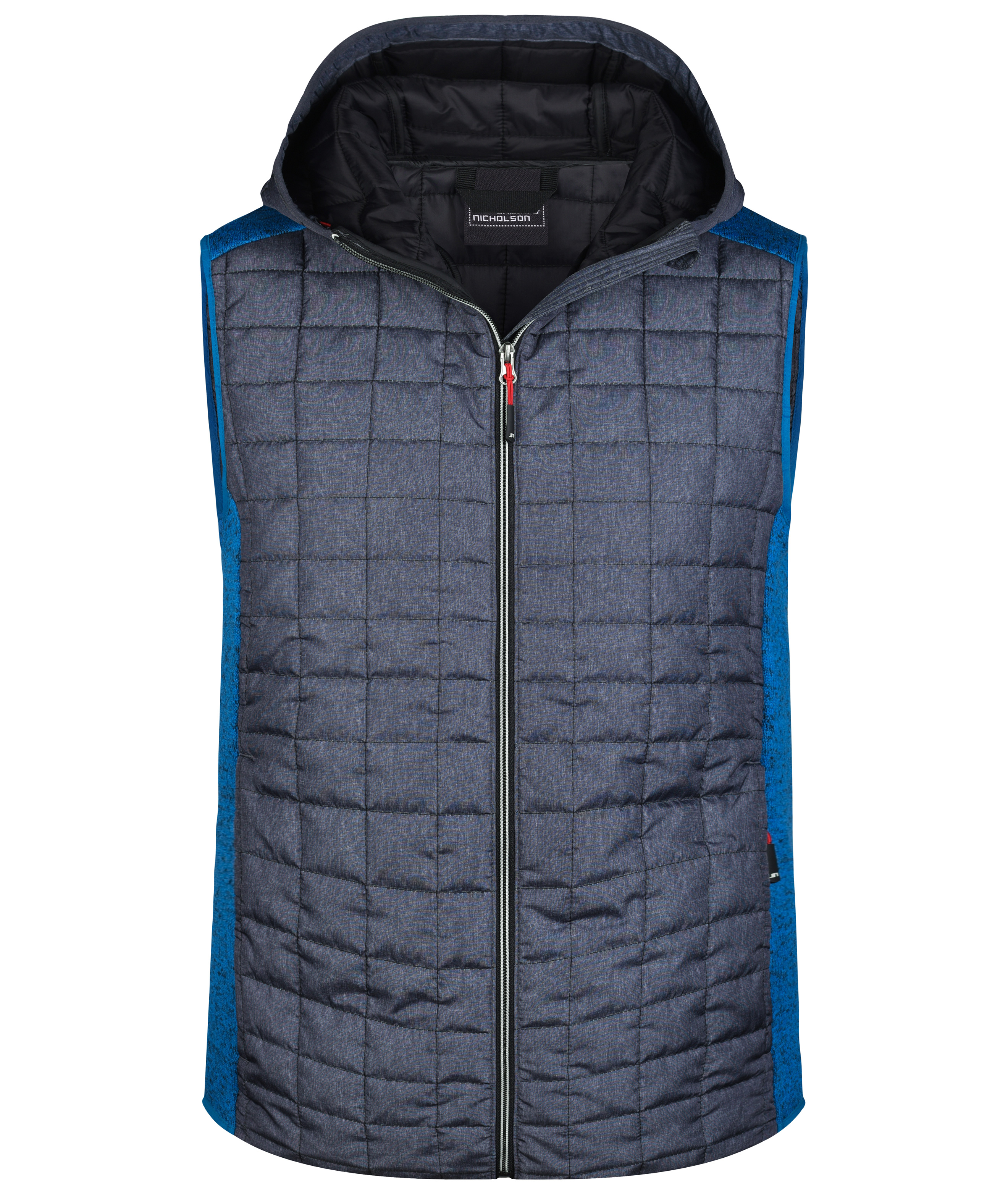 Men's Knitted Hybrid Vest JN768 Weste im stylischen Materialmix