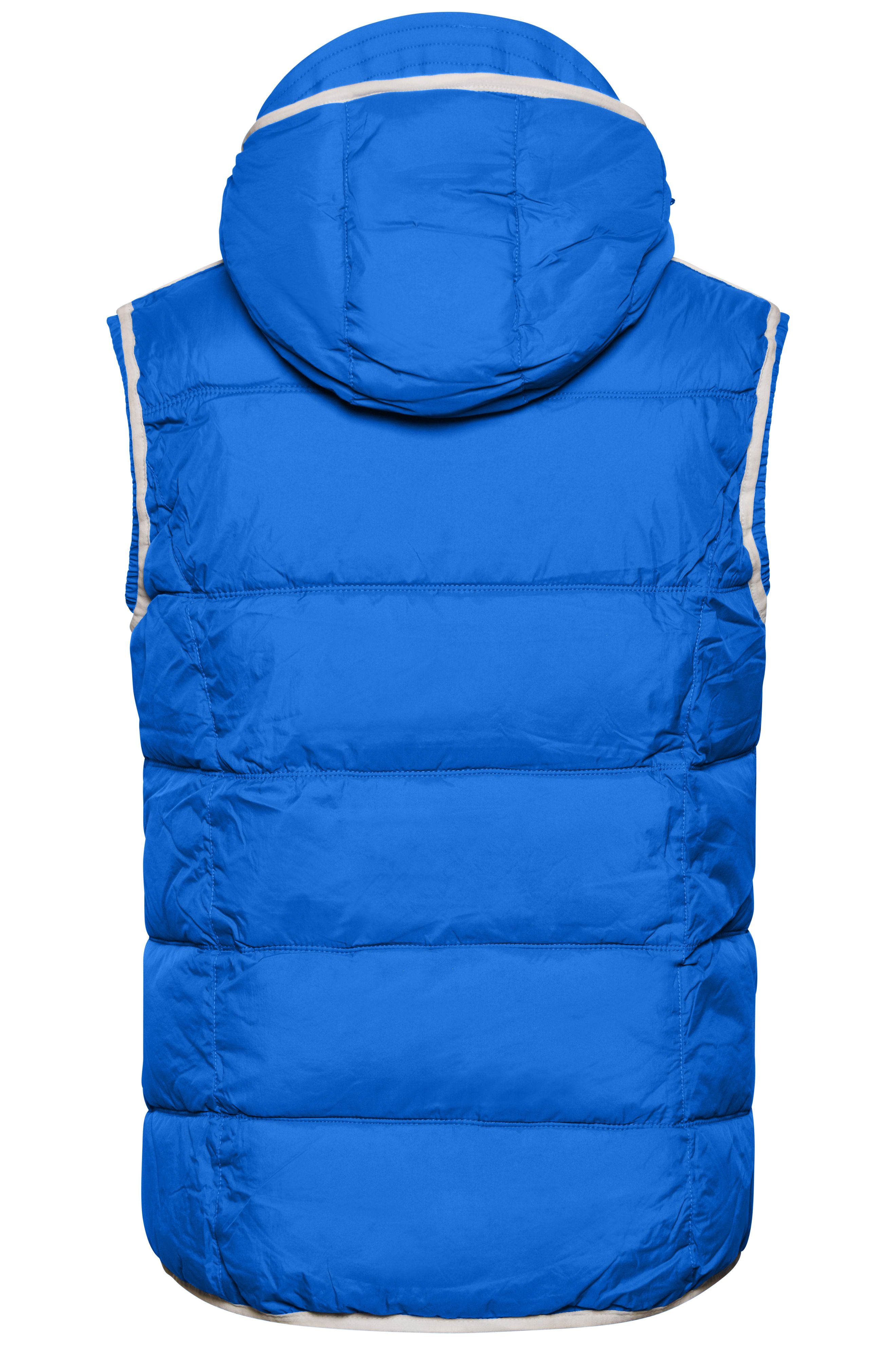 Men's Maritime Vest JN1076 Modische Steppweste mit angeschnittener Kapuze