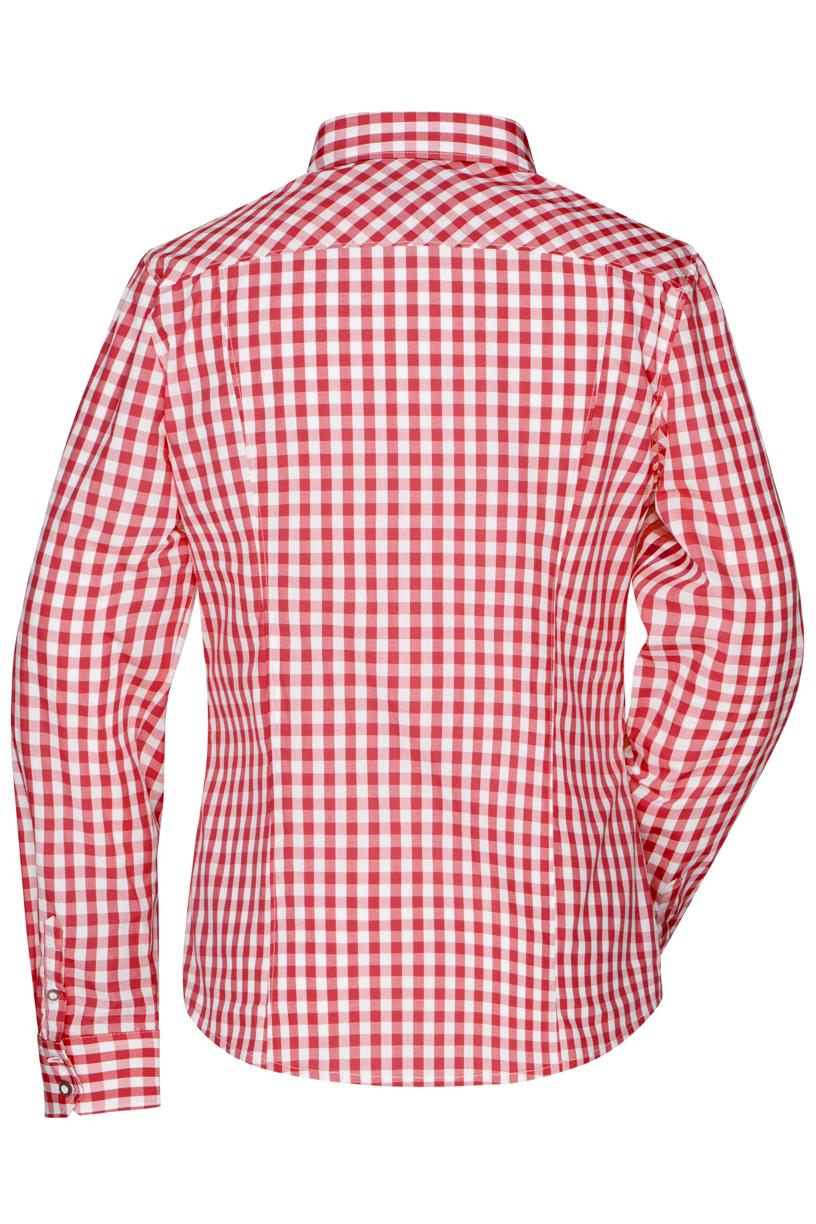 Ladies' Traditional Shirt JN637 Damen-Bluse und Herren-Hemd im klassischen Trachtenlook