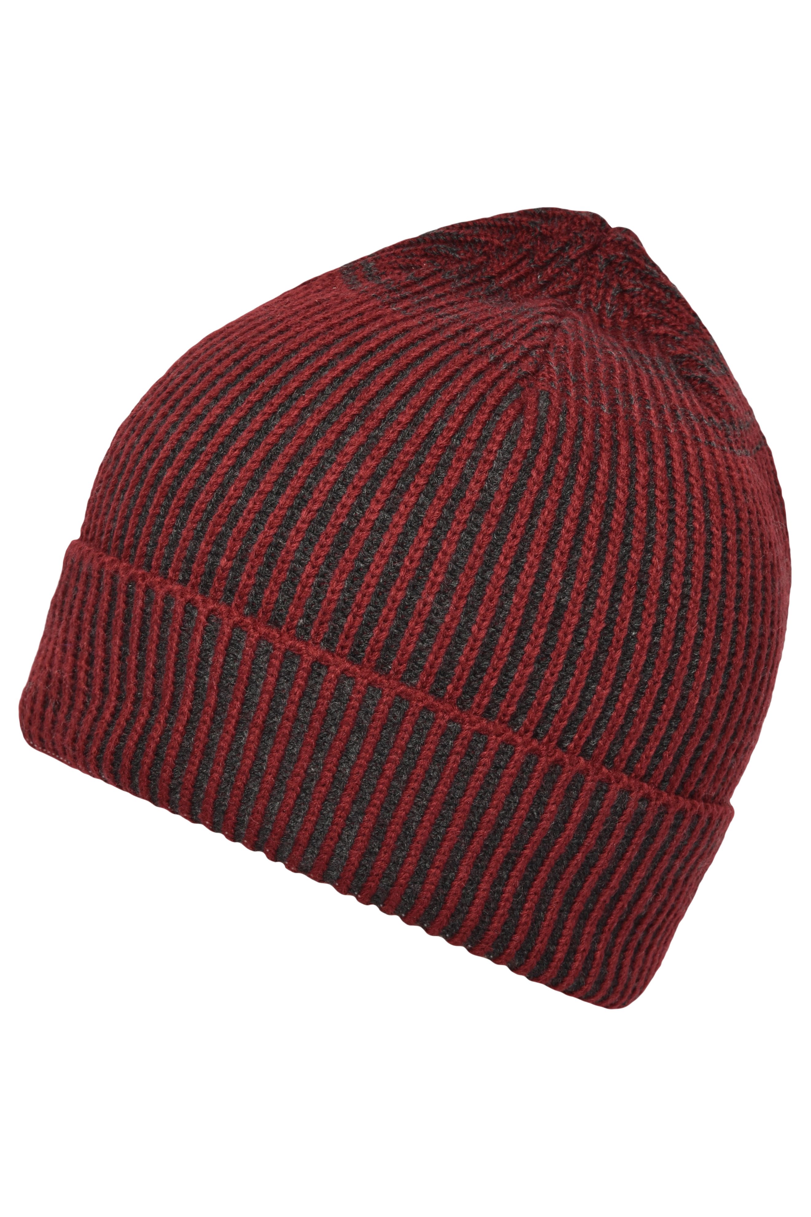 Ribbed Beanie MB7988 Aparte Strickmütze mit Krempe