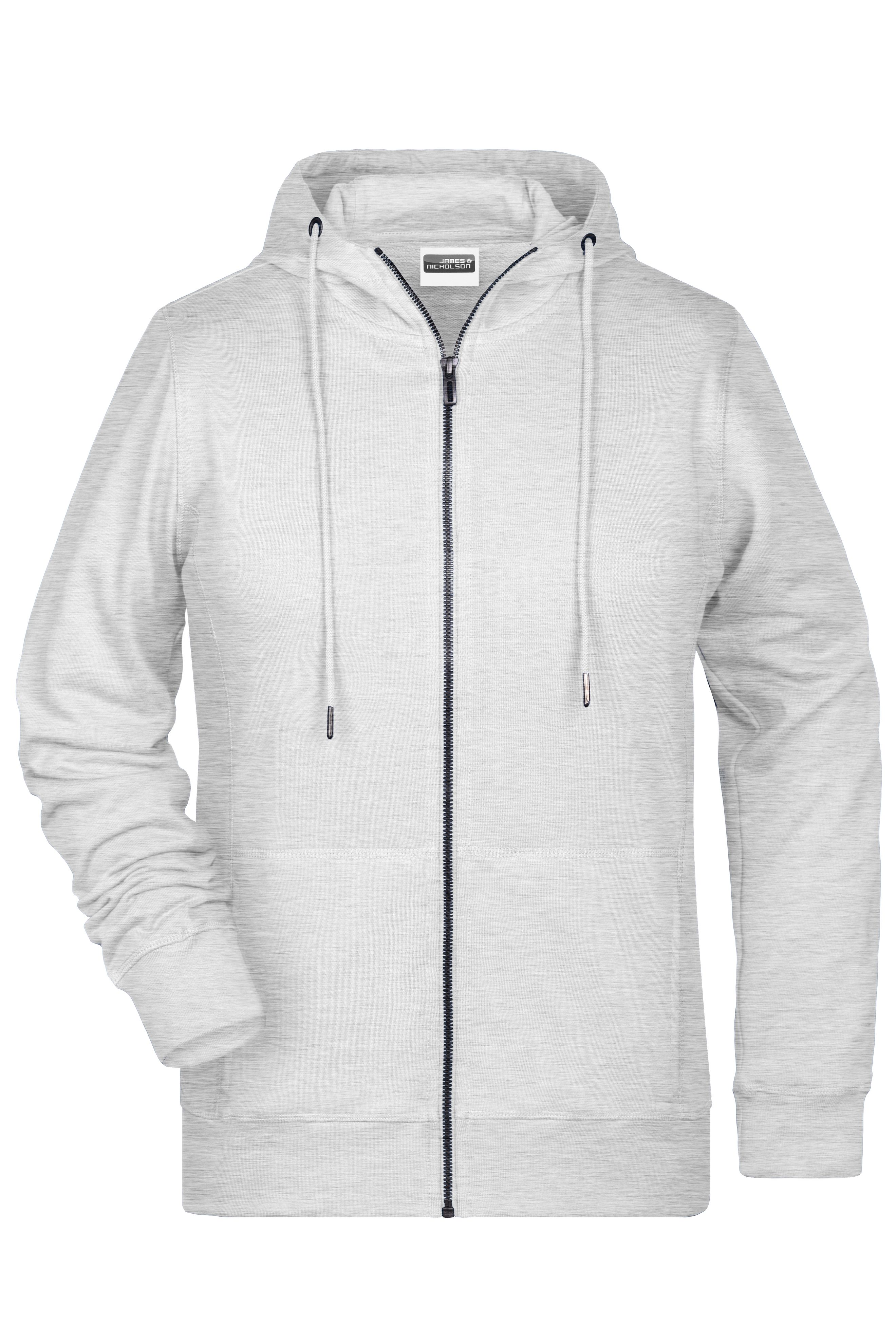 Ladies' Zip Hoody 8025 Sweat-Jacke mit Kapuze und Reißverschluss