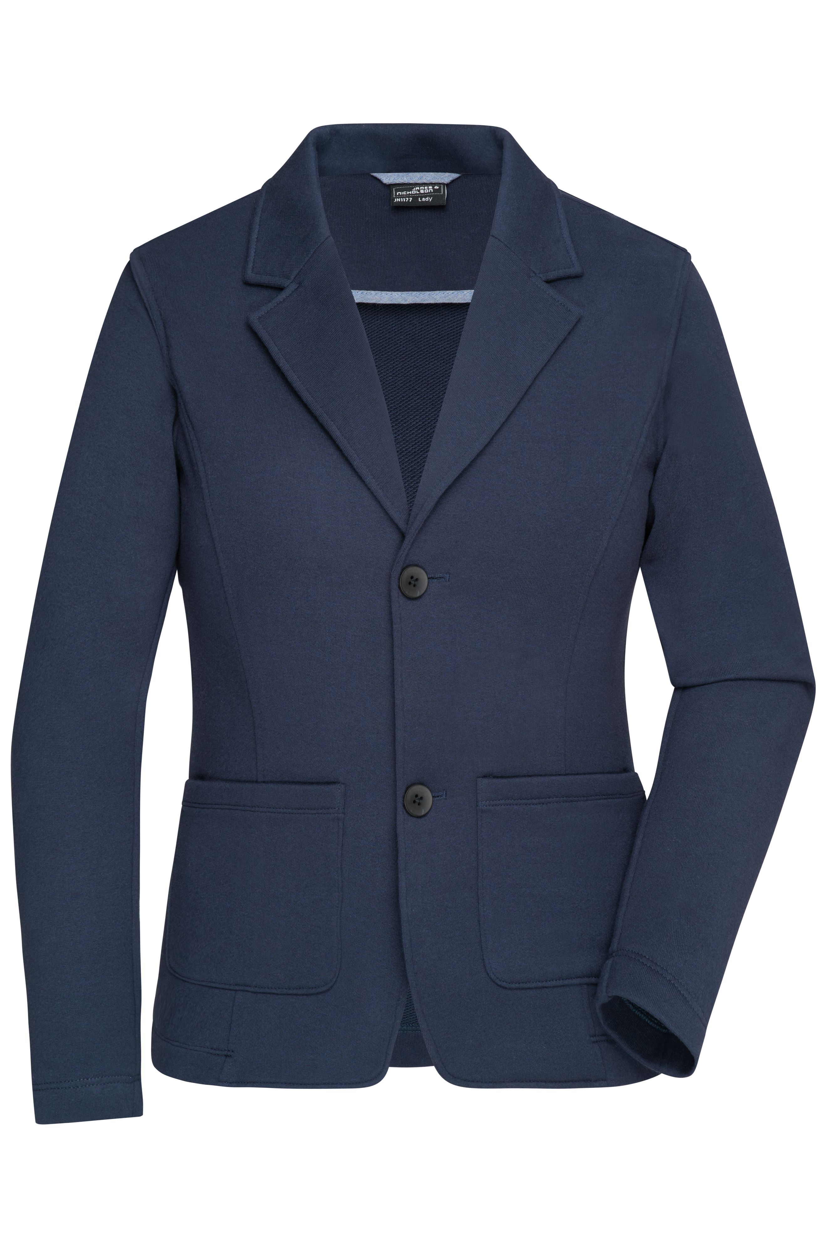 Ladies' Business Blazer JN1177 Klassischer Sweatblazer in angenehmer French-Terry Qualität