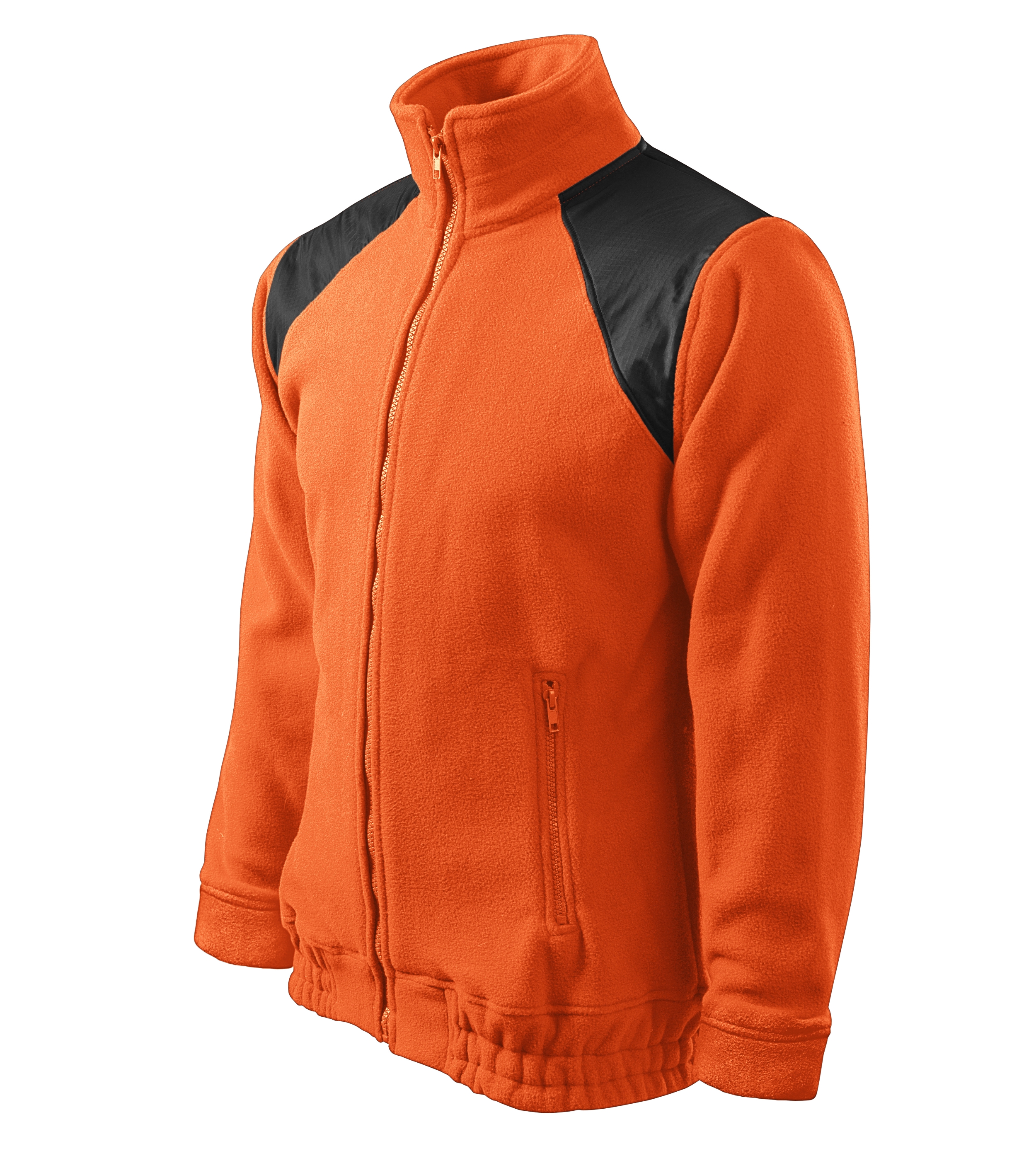 Damen und Herren Fleecejacke - JACKET HI-Q506 - Taschen mit Krampenreißverschluss und Saum mit elastischem Band