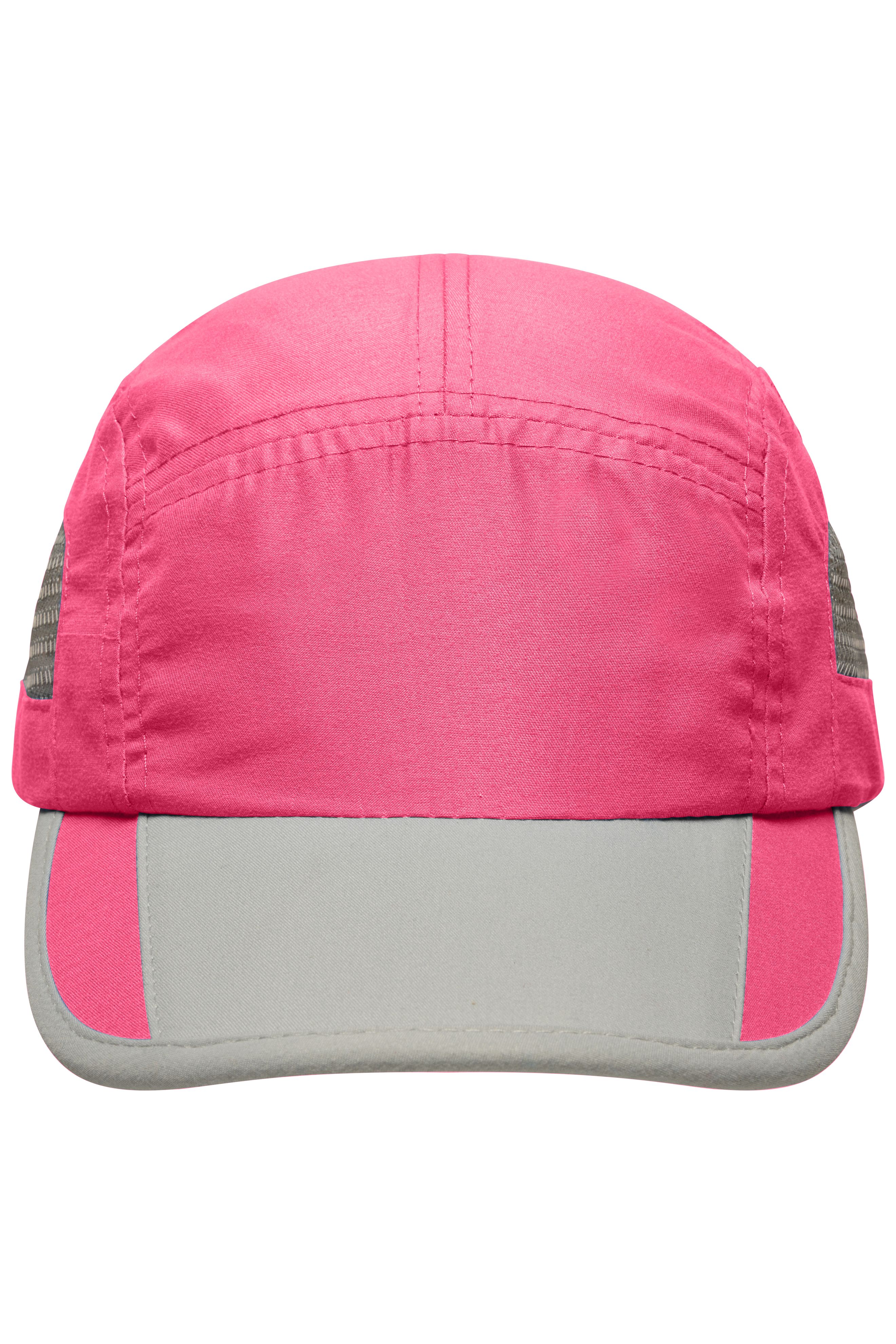 5 Panel Sportive Cap MB6522 Funktionelle, sehr leichte 5 Panel Cap aus weicher Microfaser