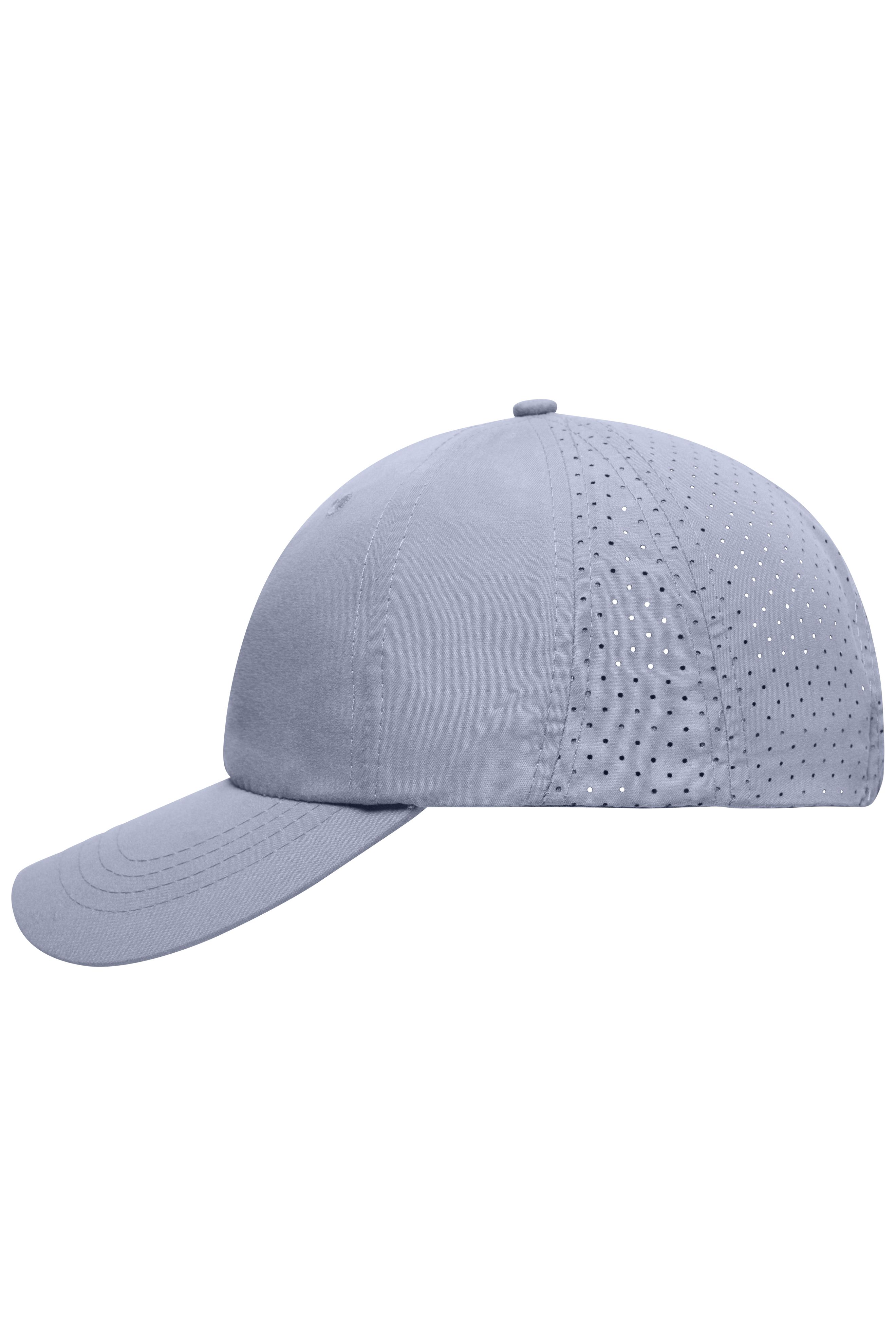 Laser Cut Cap MB6538 Sportliche 8 Panel Cap aus weicher Microfaser