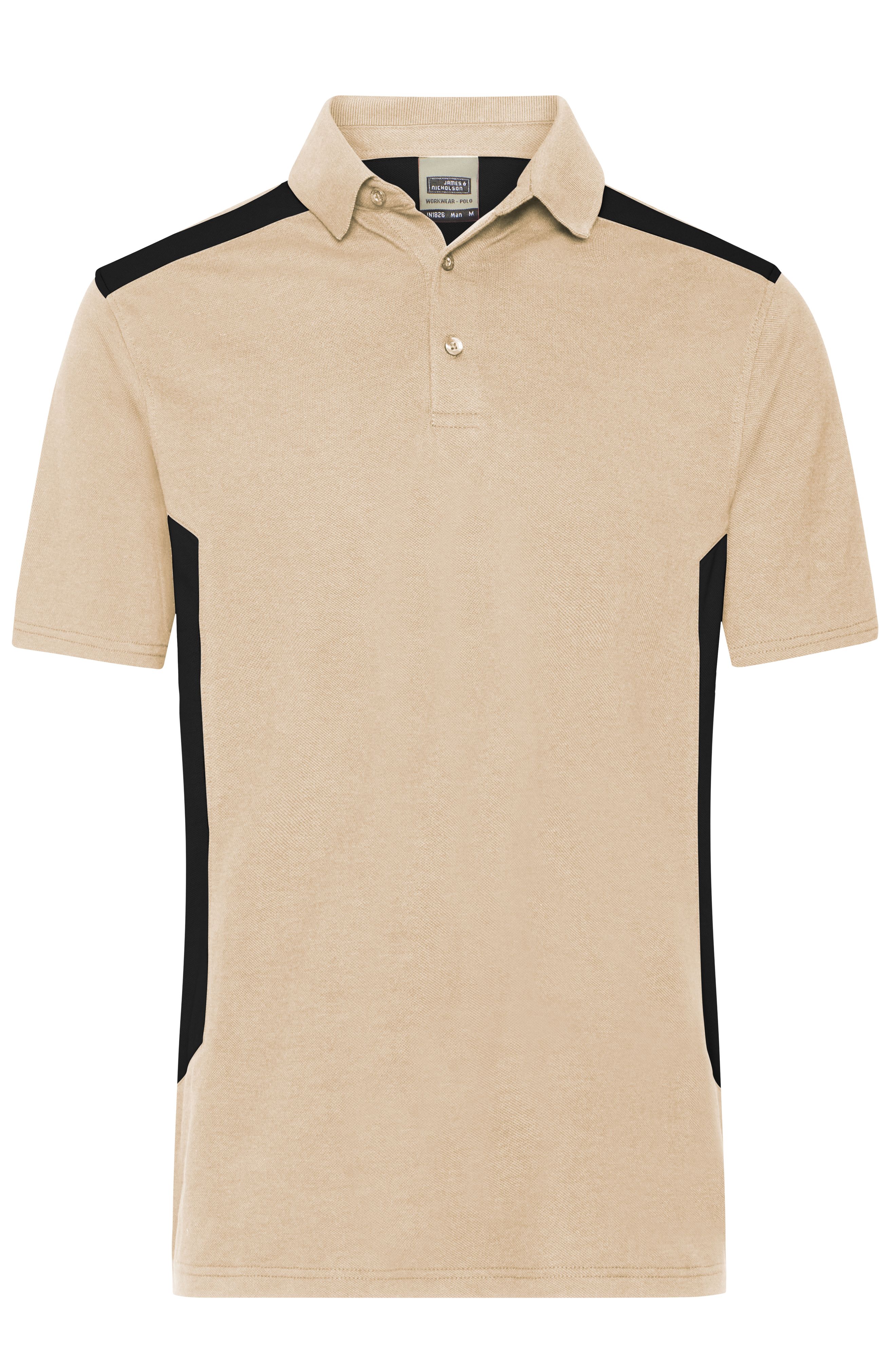 Men's Workwear Polo - STRONG - JN1826 Strapazierfähiges und pflegeleichtes Polo mit Kontrasteinsätzen