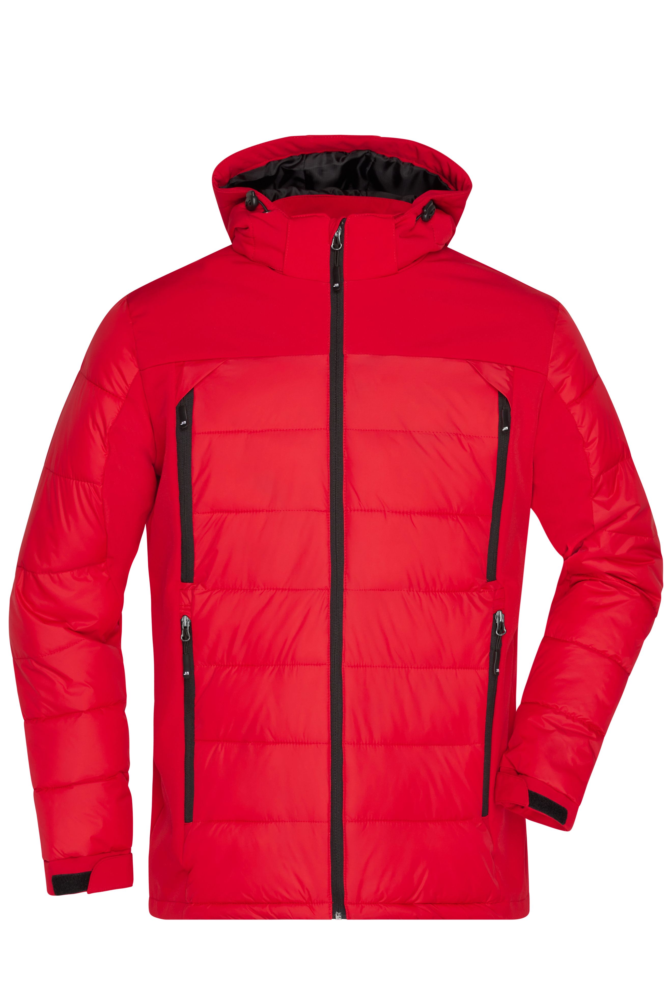 Men's Outdoor Hybrid Jacket JN1050 Thermojacke in attraktivem Materialmix