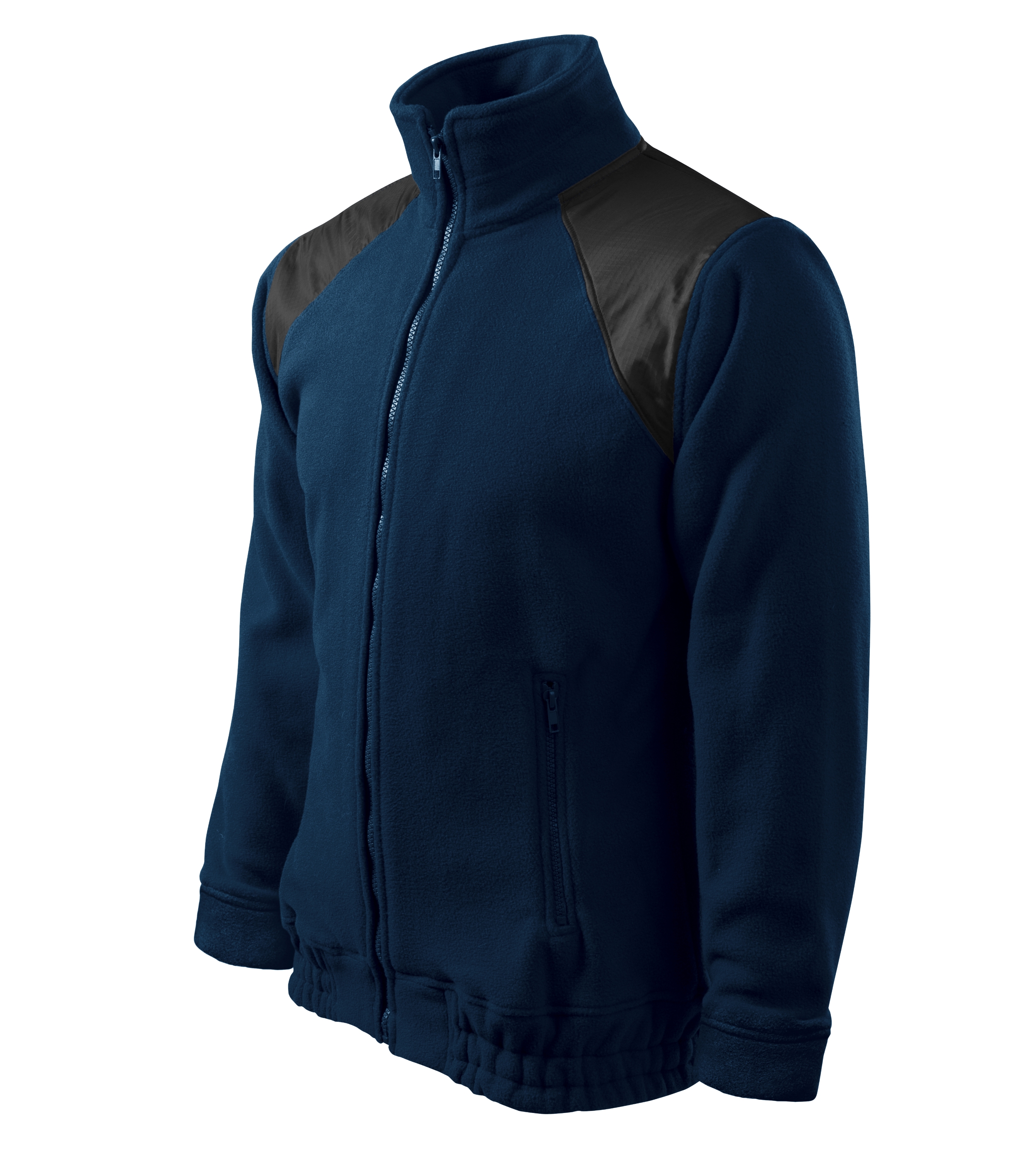 Damen und Herren Fleecejacke - JACKET HI-Q506 - Taschen mit Krampenreißverschluss und Saum mit elastischem Band