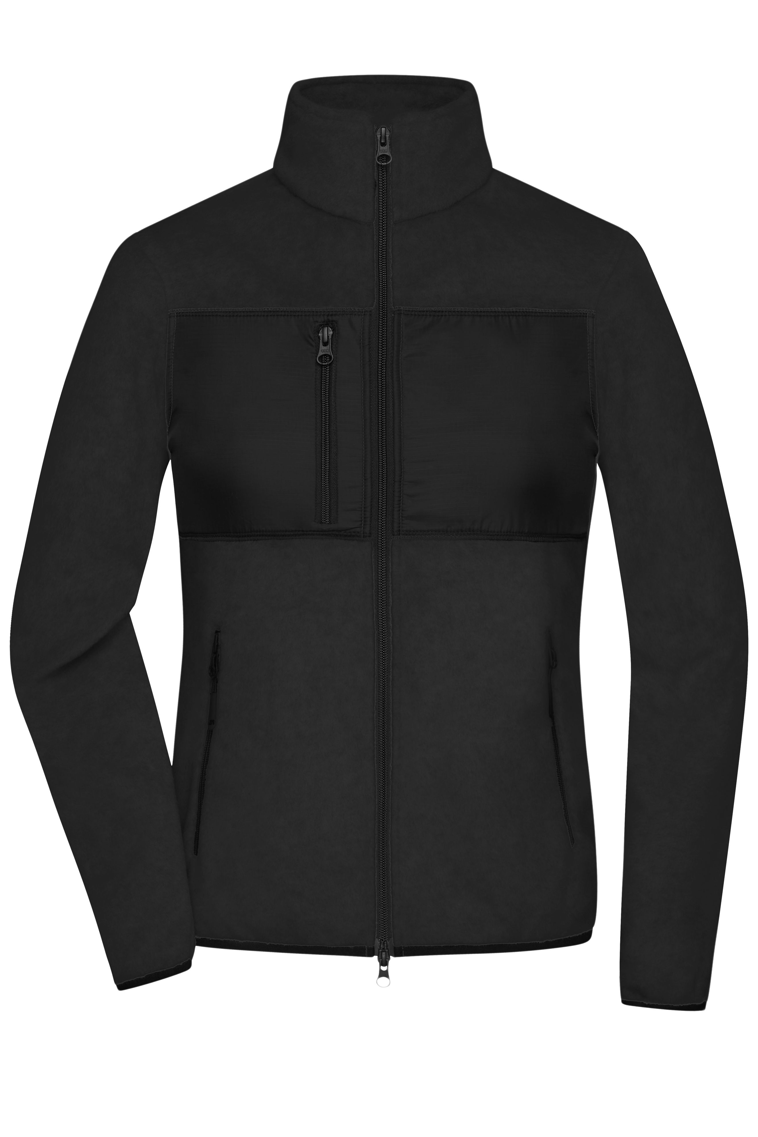 Ladies' Fleece Jacket JN1311 Fleecejacke im Materialmix