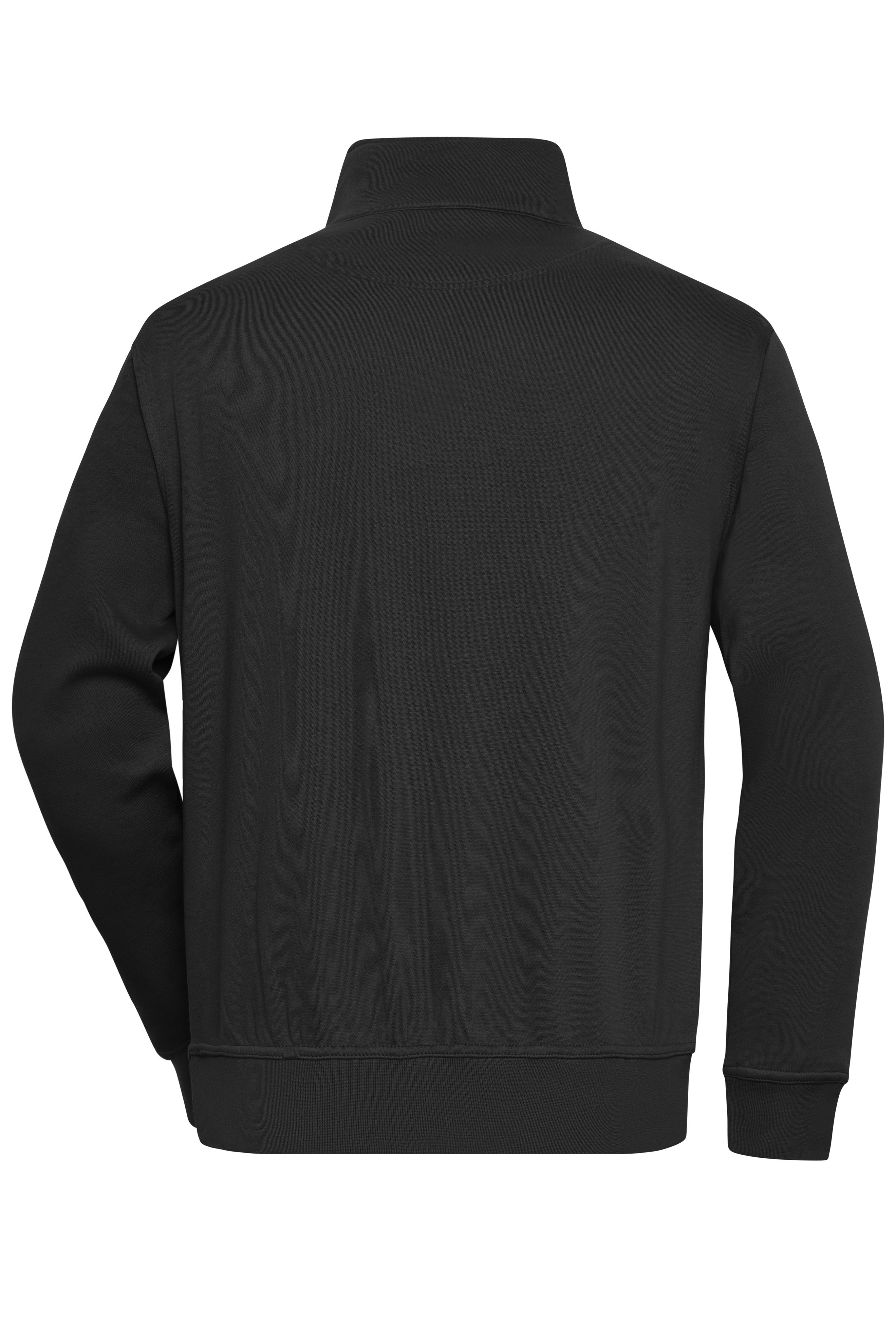 Workwear Half Zip Sweat JN831 Sweatshirt mit Stehkragen und Reißverschluss