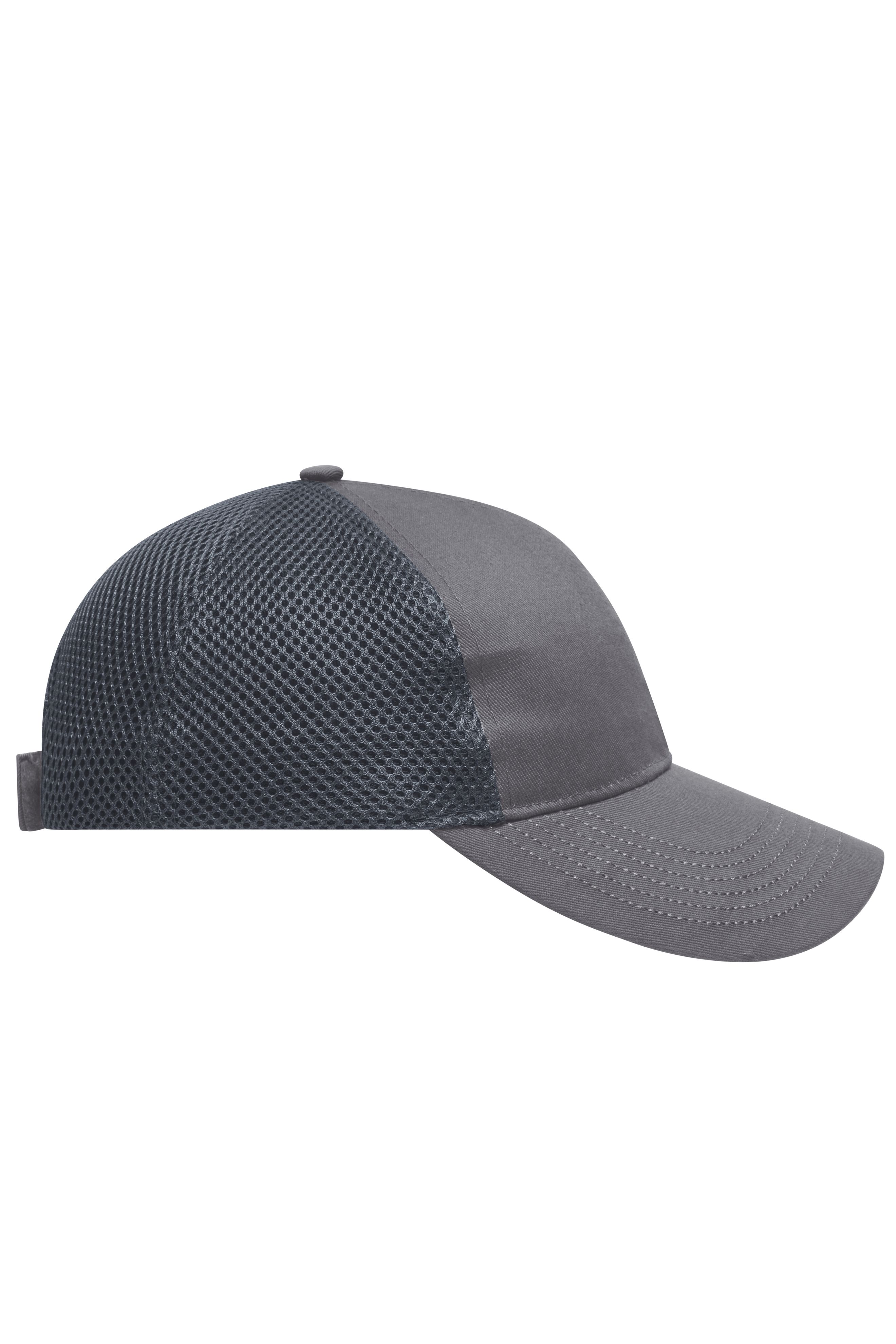 6 Panel Air Mesh Cap MB6216 Hochwertiges 6 Panel Cap mit ungebürsteter Oberfläche