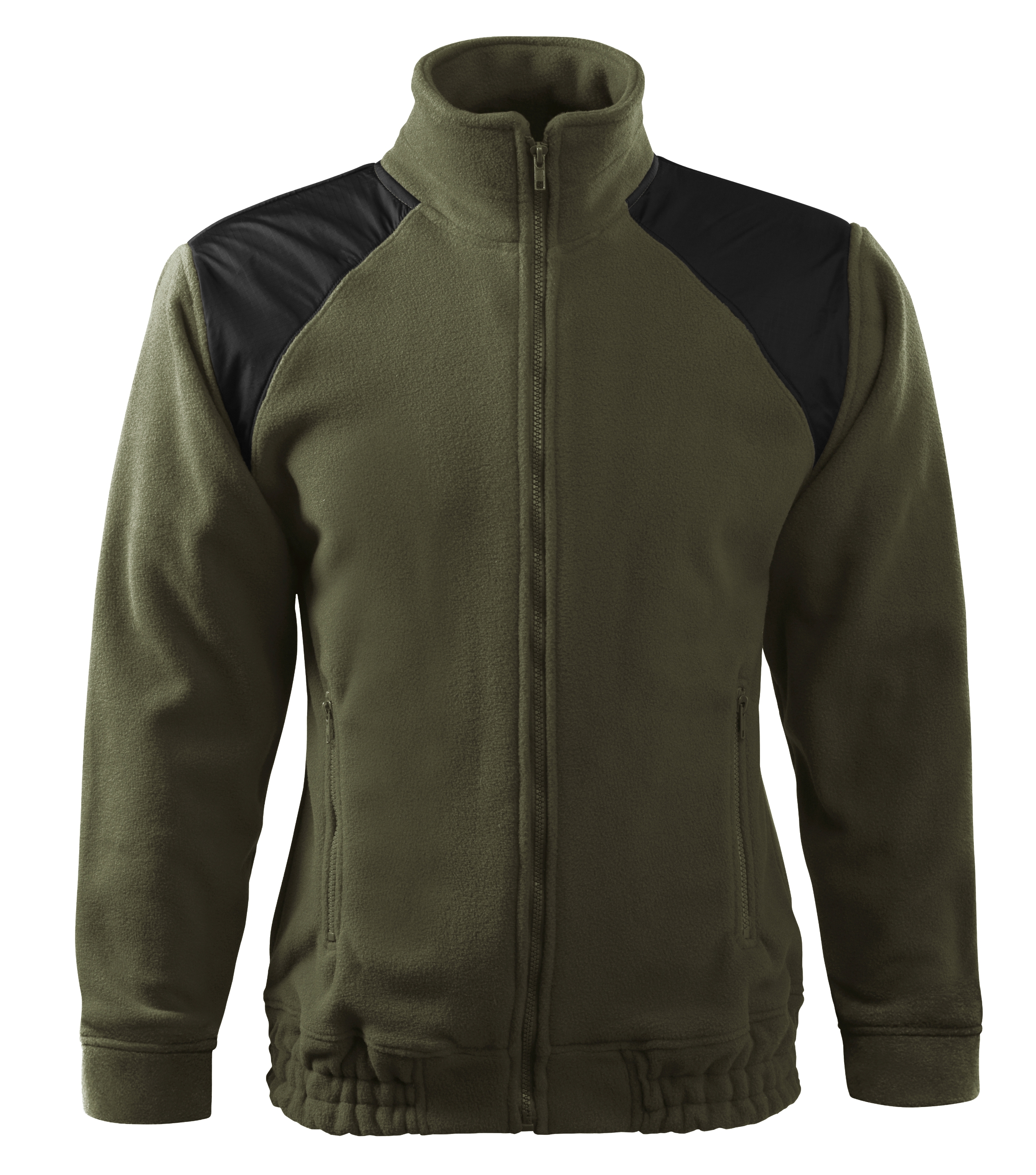 Damen und Herren Fleecejacke - JACKET HI-Q506 - Taschen mit Krampenreißverschluss und Saum mit elastischem Band