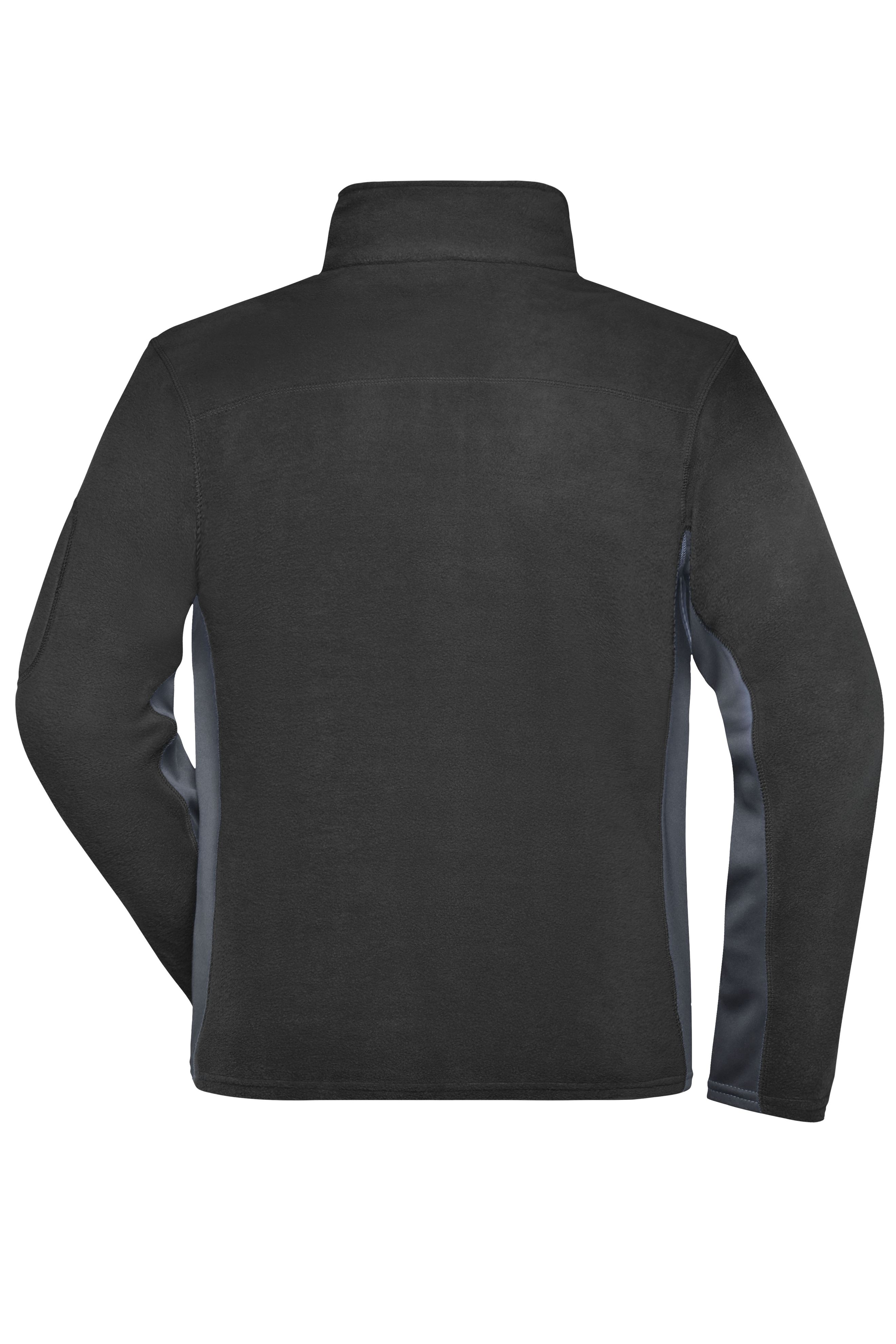 Men's Workwear Fleece Jacket - STRONG - JN842 Strapazierfähige Fleece Jacke im Materialmix