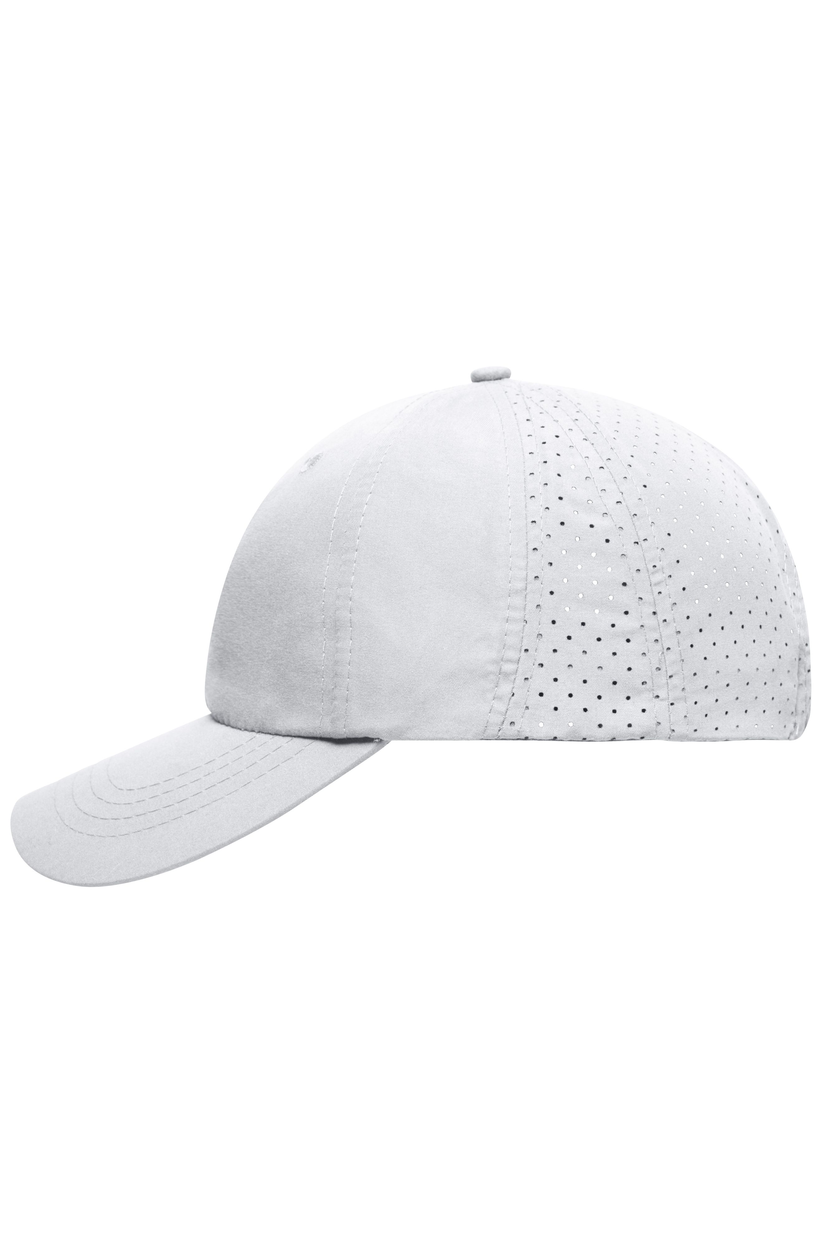 Laser Cut Cap MB6538 Sportliche 8 Panel Cap aus weicher Microfaser