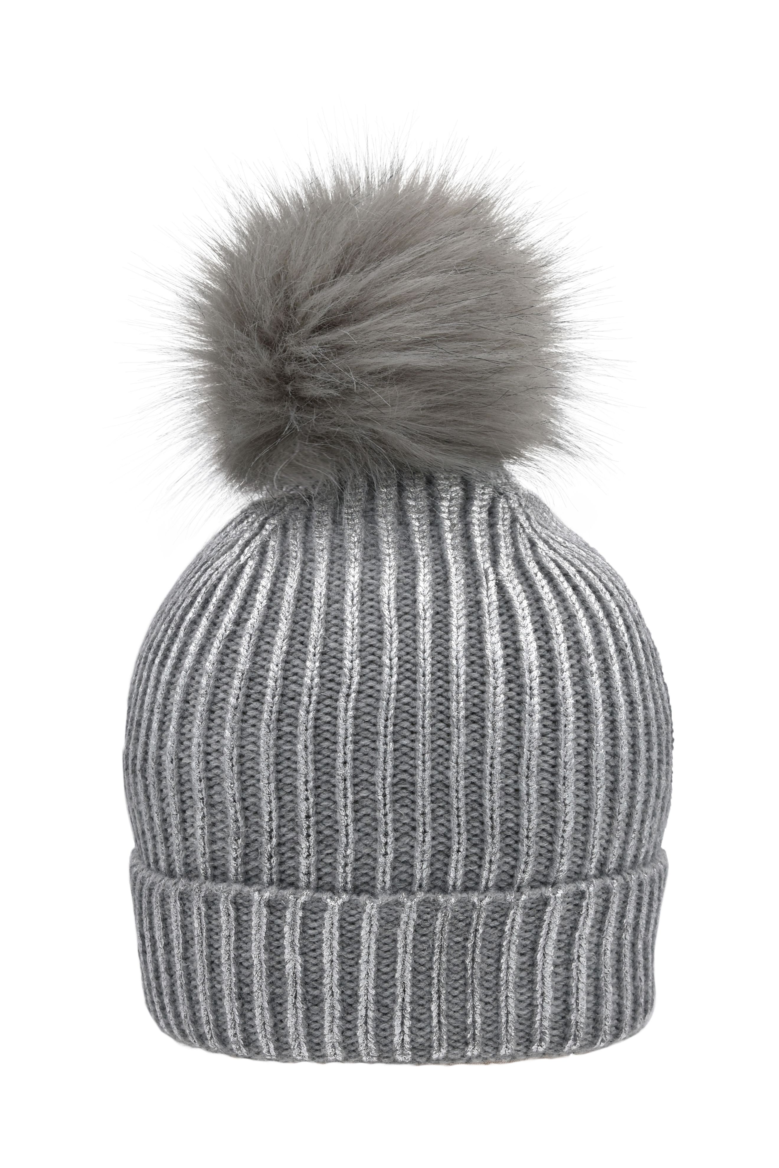 Ladies' Metallic Beanie MB7143 Strickmütze im modischen Metallic Look