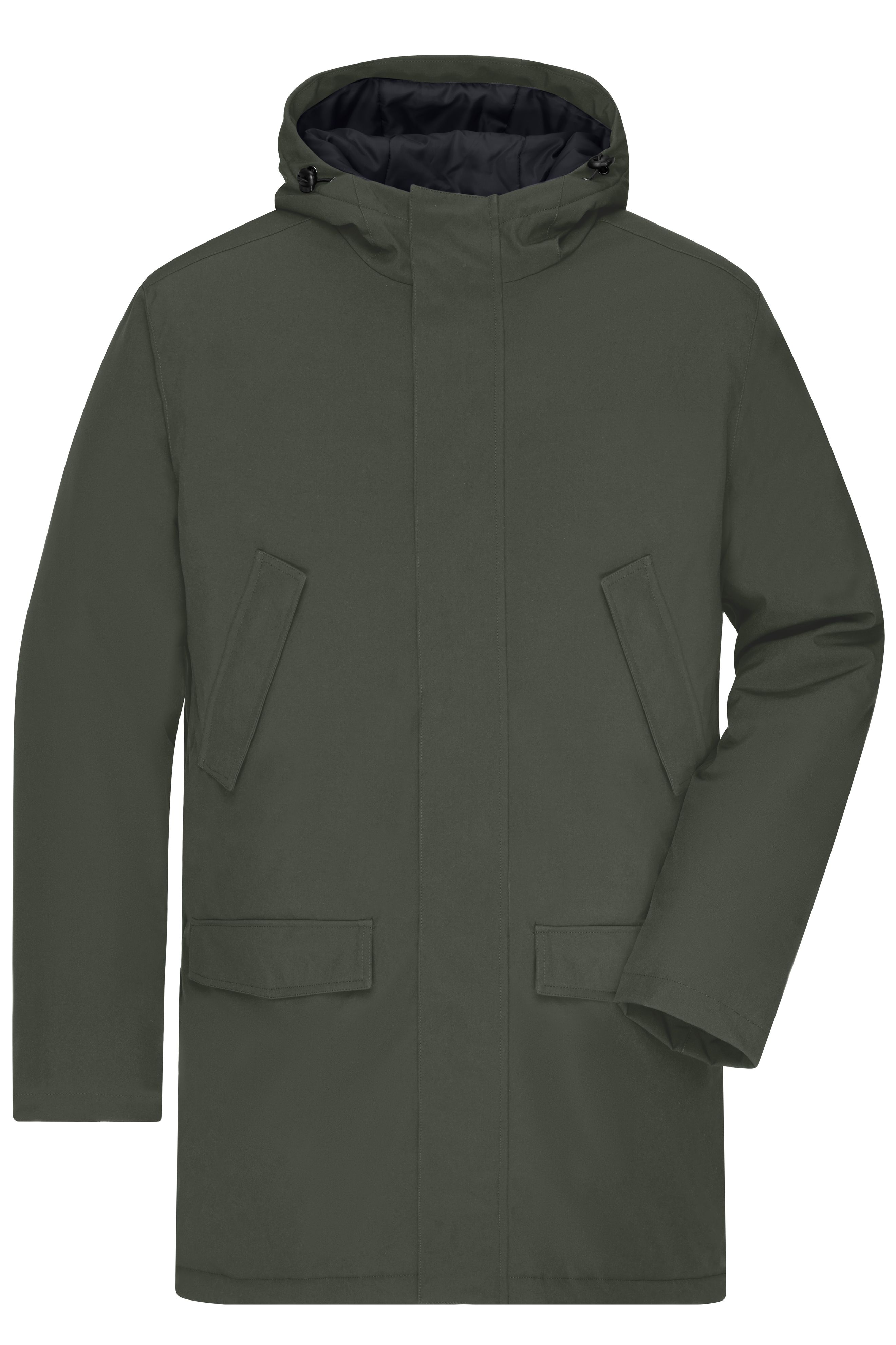 Men's Business Parka JN1176 Klassischer, wattierter Parka mit angeschnittener Kapuze