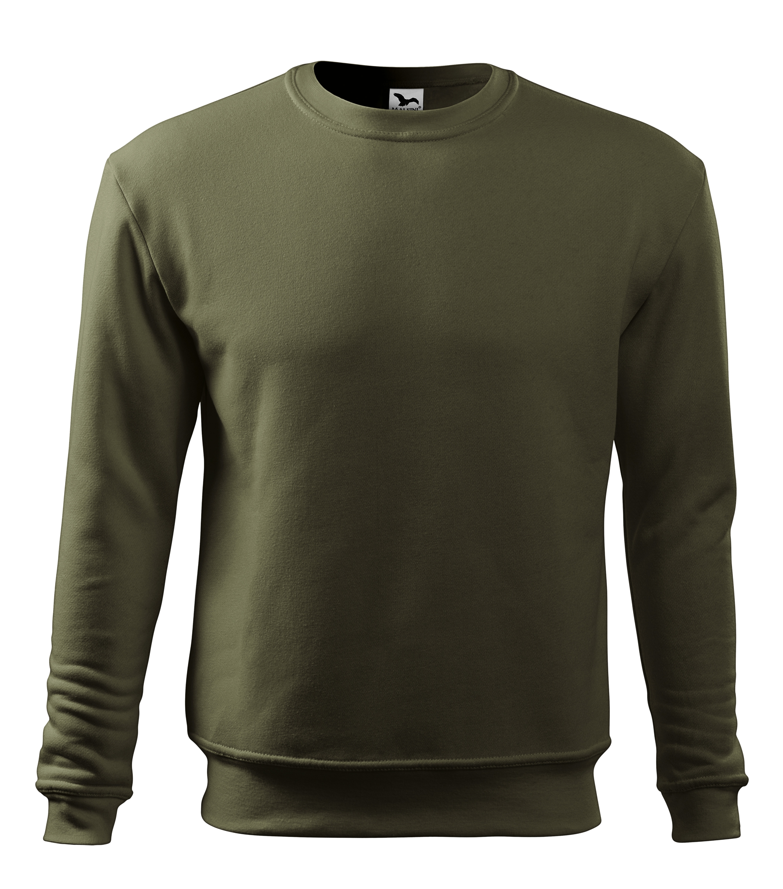 Sweatshirt für Herren und Kinder -  ESSENTIAL 406 - Ärmelmanschetten und Kragensaum - Pullover oder Sweater ohne Kapuze  für Männer Jungen und Mädchen 