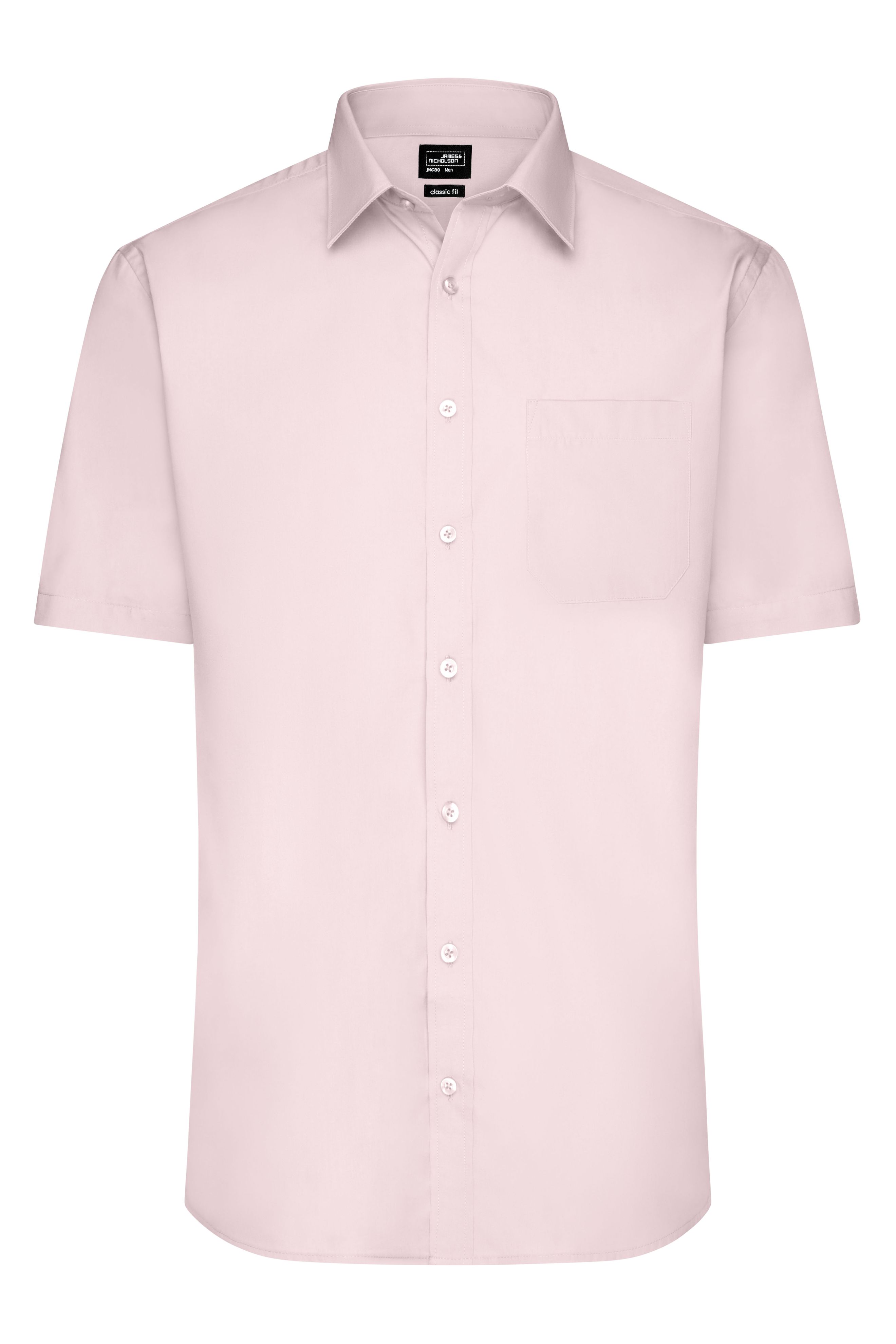 Men's Shirt Shortsleeve Poplin JN680 Klassisches Shirt aus pflegeleichtem Mischgewebe