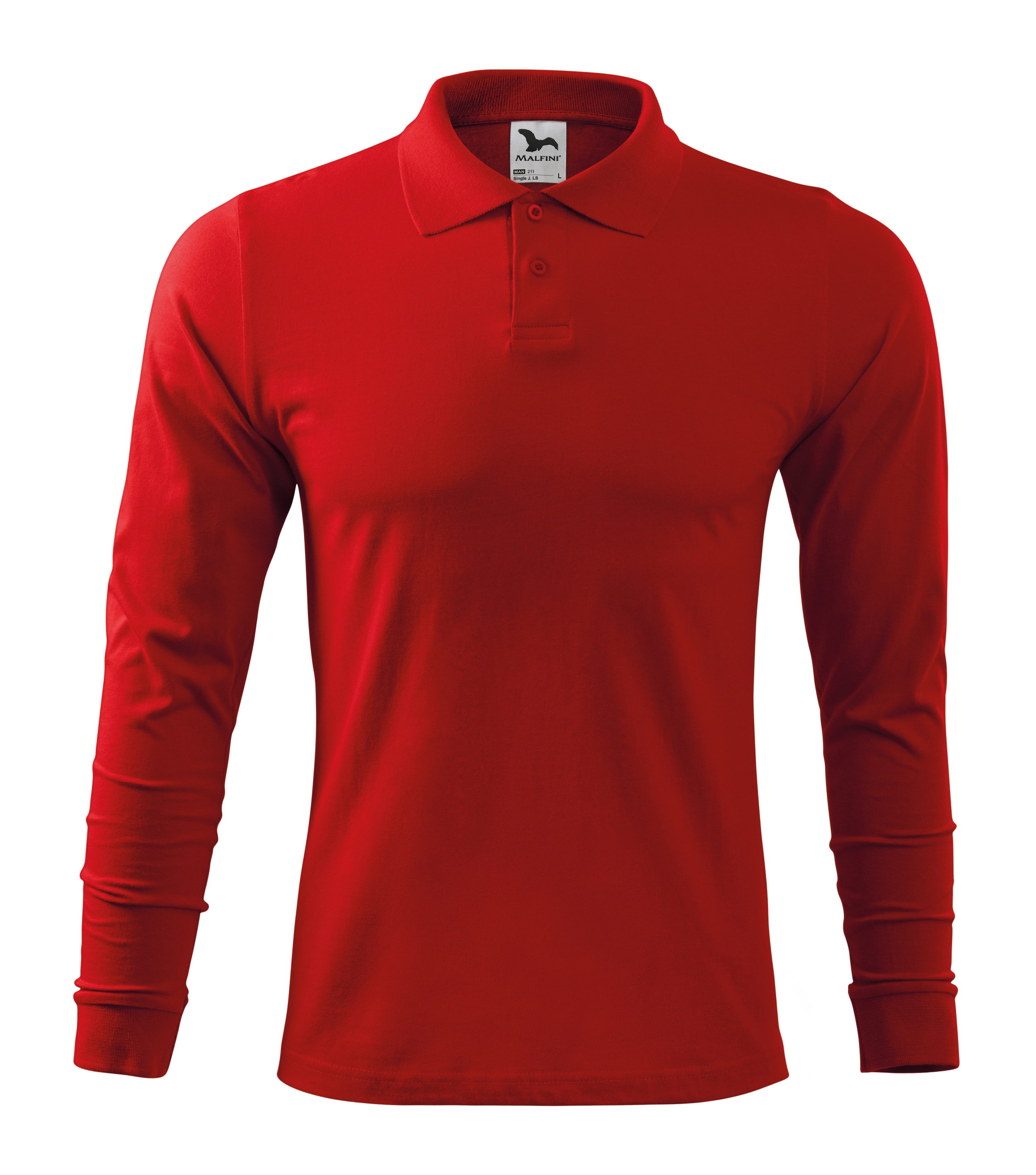 Single J. LS 211 Polohemd Herren