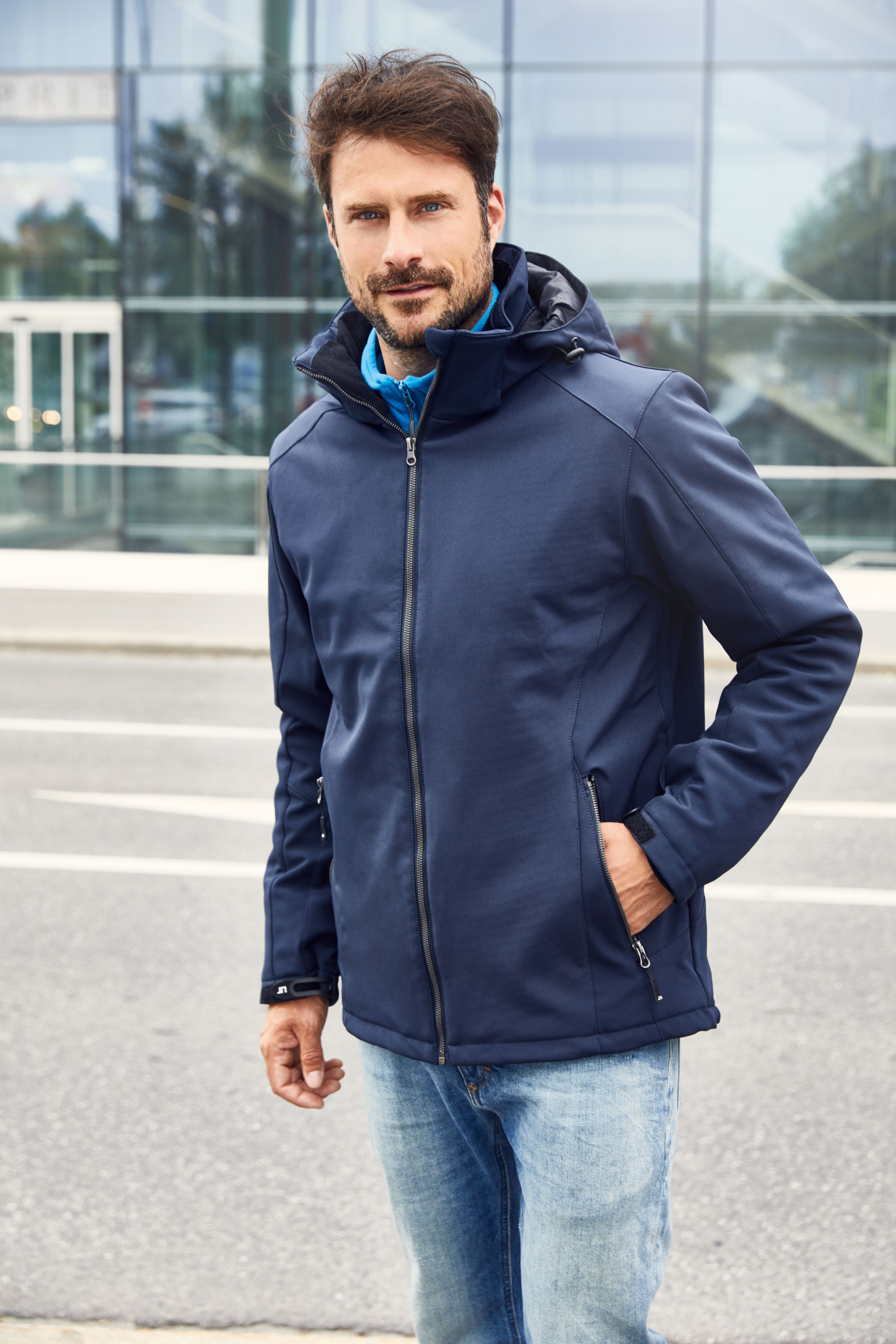 Men's Wintersport Jacket JN1054 Elastische, gefütterte Softshelljacke