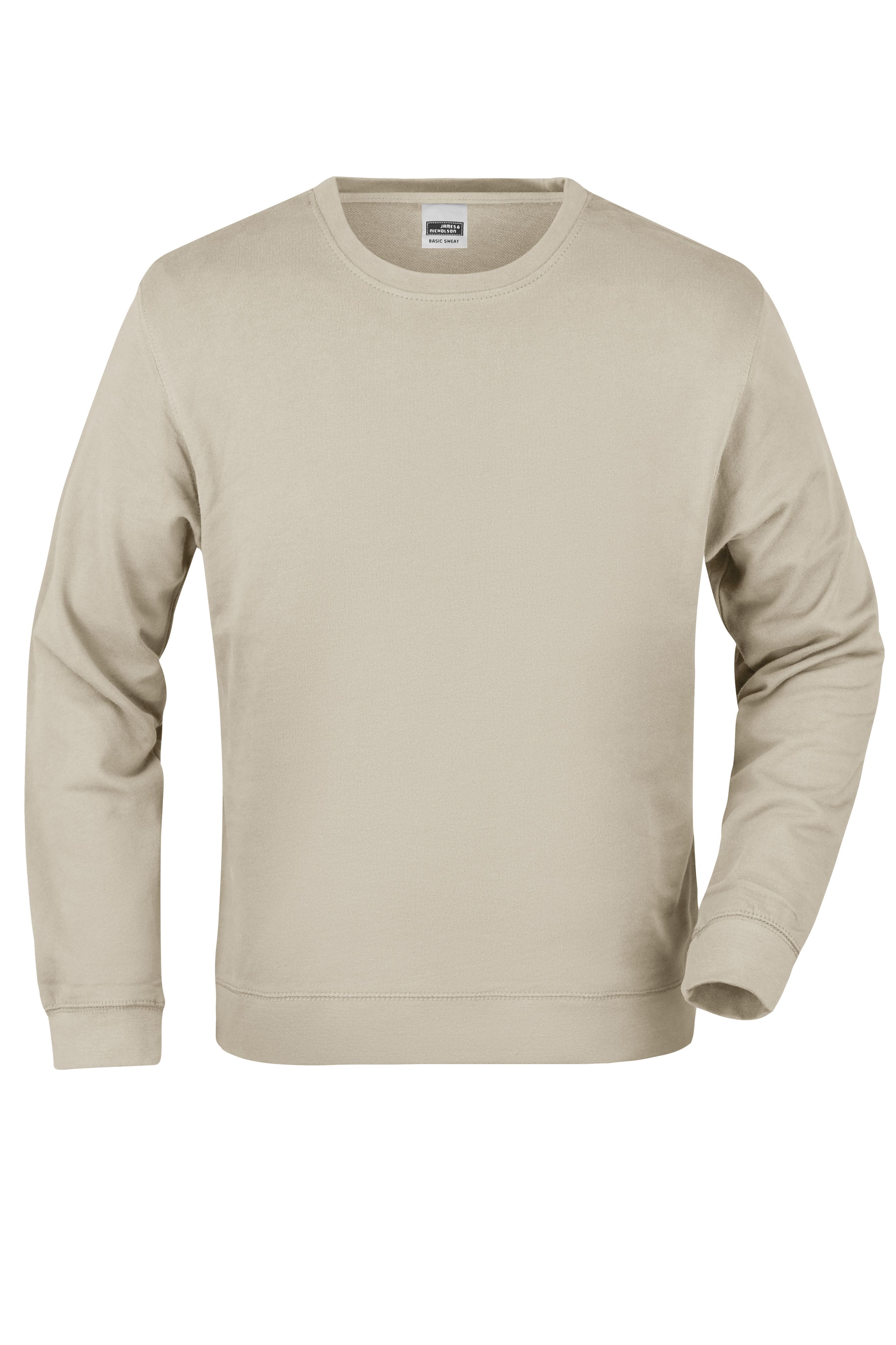 Basic Sweat JN057 Klassisches Sweatshirt aus French-Terry