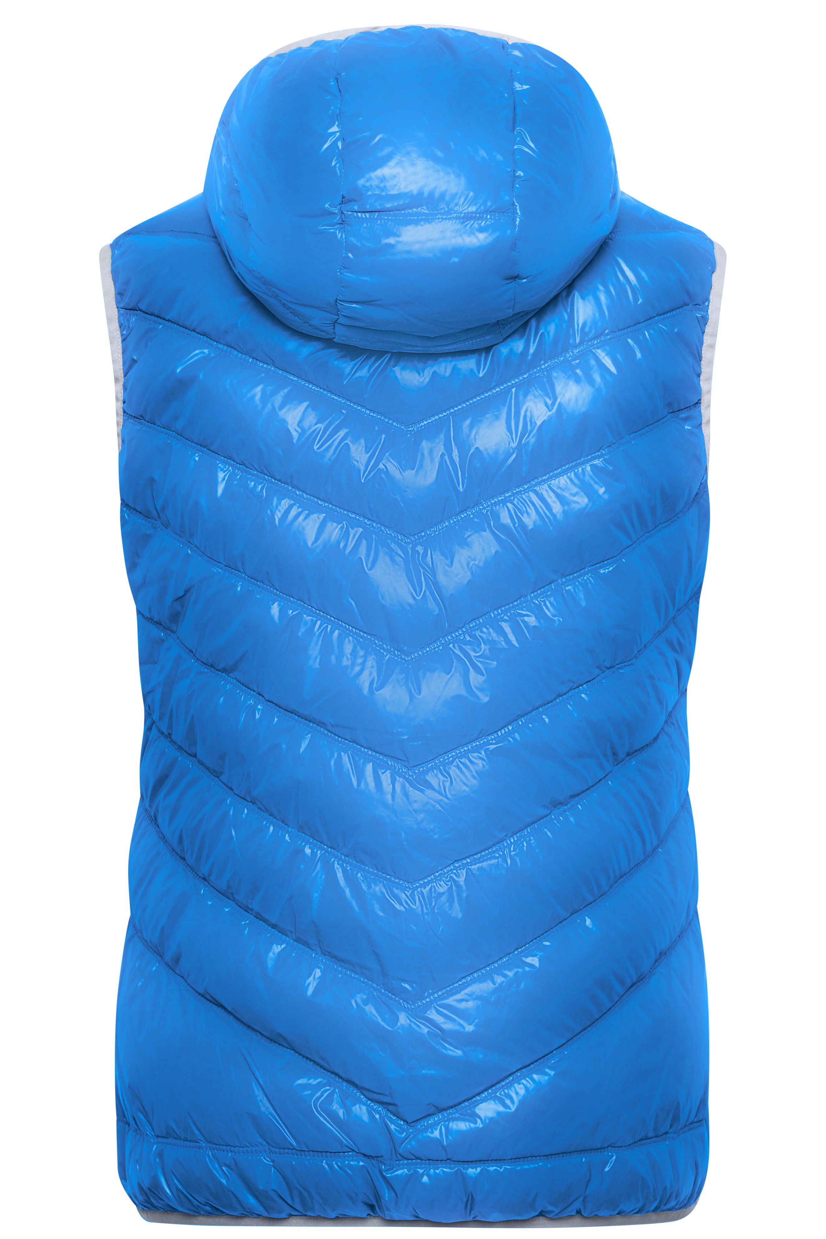 Ladies' Down Vest JN1061 Ultraleichte sportliche Daunenweste mit Kapuze